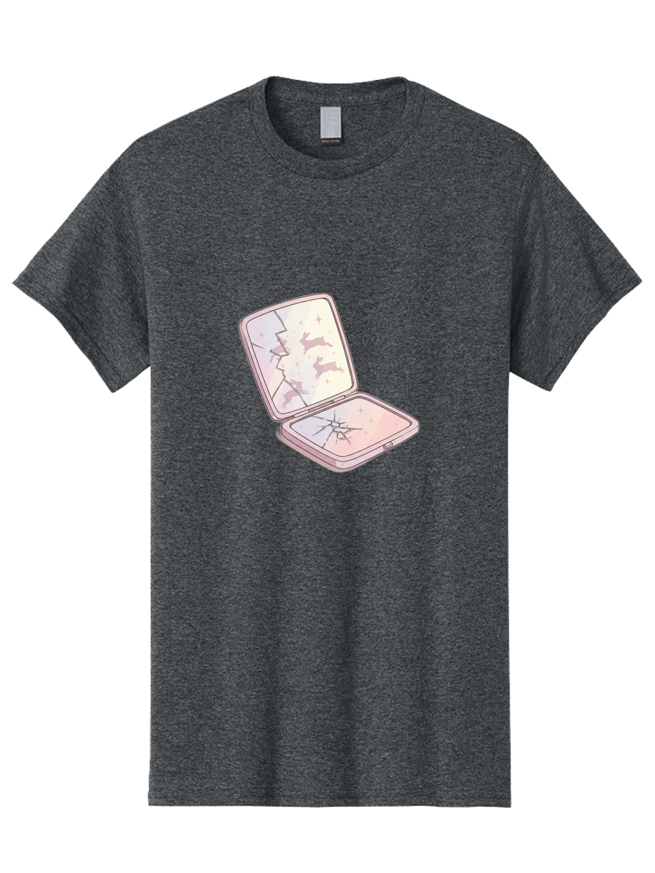 Compact-Mirror Men'S Graphic Tee, 100% Cotton, Comfortable Casual Summer Wear, Machine Washable, Vintage Camera, Old Camera, Antique Camera, Black Camera, Classic Photography, Photography Equipment, Nostalgic Device, Film Camera, Camera Art Bak290