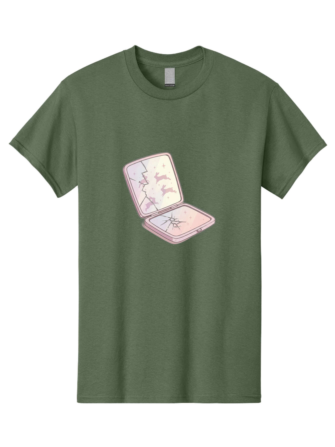 Compact-Mirror Men'S Graphic Tee, 100% Cotton, Comfortable Casual Summer Wear, Machine Washable, Vintage Camera, Old Camera, Antique Camera, Black Camera, Classic Photography, Photography Equipment, Nostalgic Device, Film Camera, Camera Art Bak290