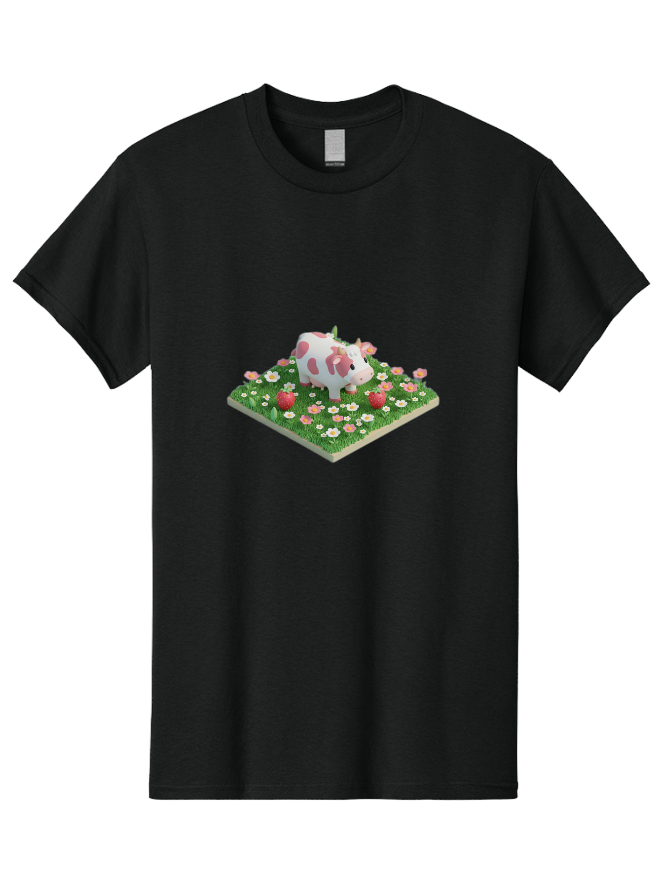 Cow-And-Flowers Men'S Graphic Tee, 100% Cotton, Comfortable Casual Summer Wear, Machine Washable, Vintage Camera, Old Camera, Antique Camera, Black Camera, Classic Photography, Photography Equipment, Nostalgic Device, Film Camera, Camera Art Bak298