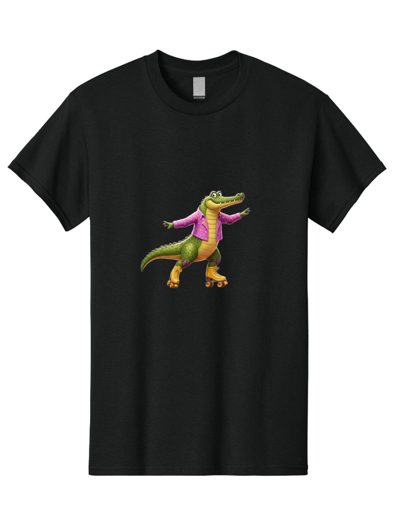 Crocodile-On-Rollerskates Men'S Graphic Tee, 100% Cotton, Comfortable Casual Summer Wear, Machine Washable, Vintage Camera, Old Camera, Antique Camera, Black Camera, Classic Photography, Photography Equipment, Nostalgic Device, Film Camera, Bak336