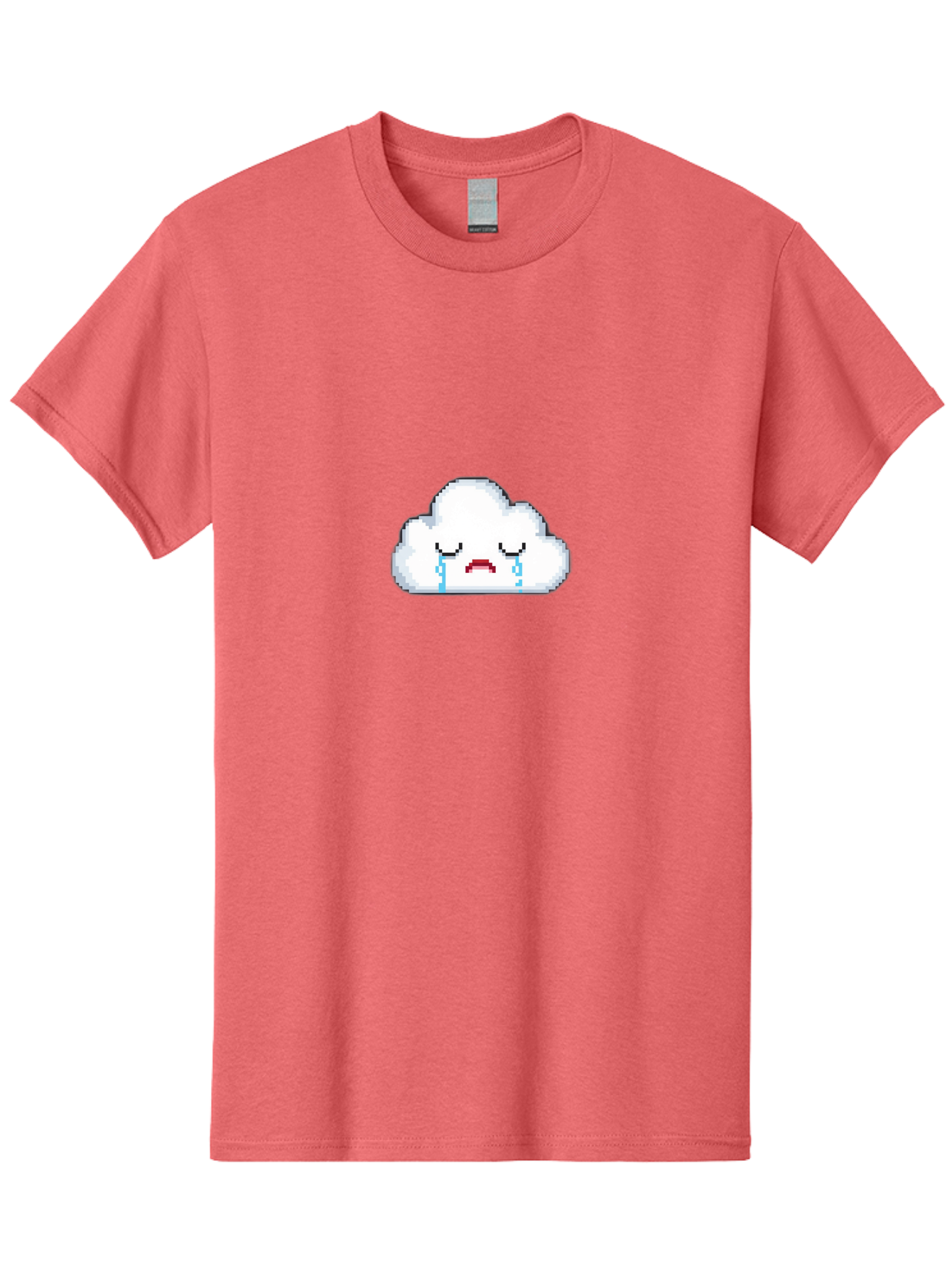 Crying-Cloud-2 Men'S Graphic Tee, 100% Cotton, Comfortable Casual Summer Wear, Machine Washable, Vintage Camera, Old Camera, Antique Camera, Black Camera, Classic Photography, Photography Equipment, Nostalgic Device, Film Camera, Camera Art Bak349