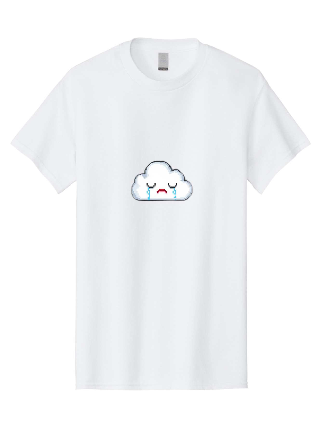 Crying-Cloud-2 Men'S Graphic Tee, 100% Cotton, Comfortable Casual Summer Wear, Machine Washable, Vintage Camera, Old Camera, Antique Camera, Black Camera, Classic Photography, Photography Equipment, Nostalgic Device, Film Camera, Camera Art Bak349