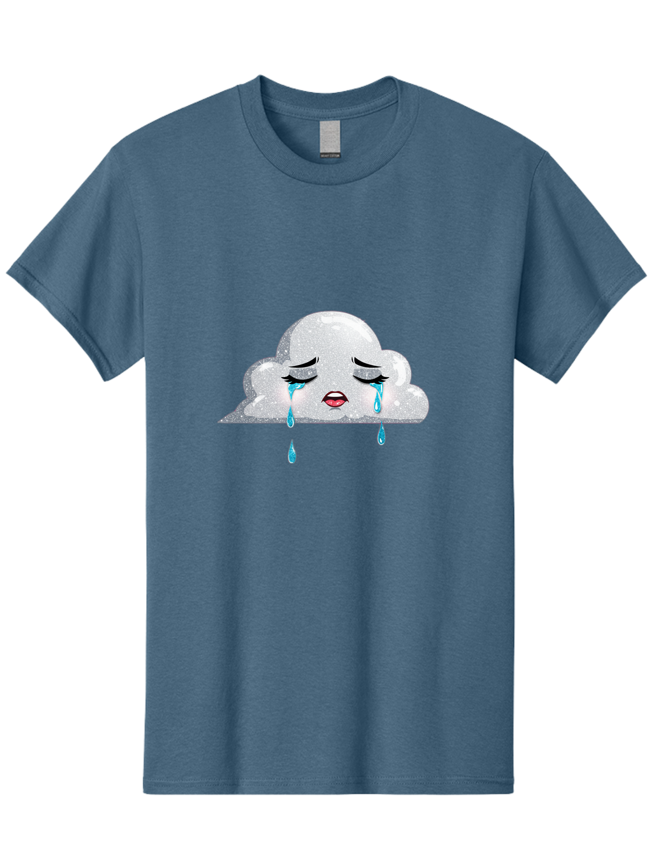 Crying-Cloud-3 Men'S Graphic Tee, 100% Cotton, Comfortable Casual Summer Wear, Machine Washable, Vintage Camera, Old Camera, Antique Camera, Black Camera, Classic Photography, Photography Equipment, Nostalgic Device, Film Camera, Camera Art Bak350