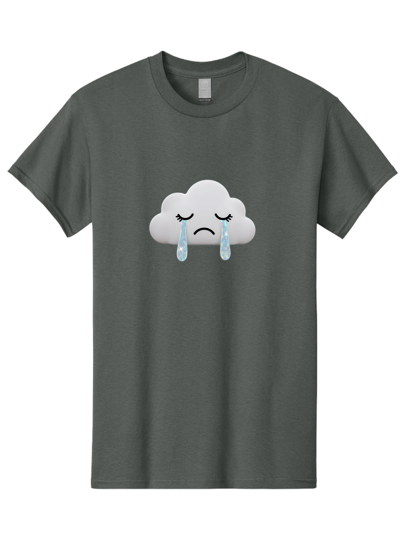 Crying-Cloud-4 Men'S Graphic Tee, 100% Cotton, Comfortable Casual Summer Wear, Machine Washable, Vintage Camera, Old Camera, Antique Camera, Black Camera, Classic Photography, Photography Equipment, Nostalgic Device, Film Camera, Camera Art Bak351