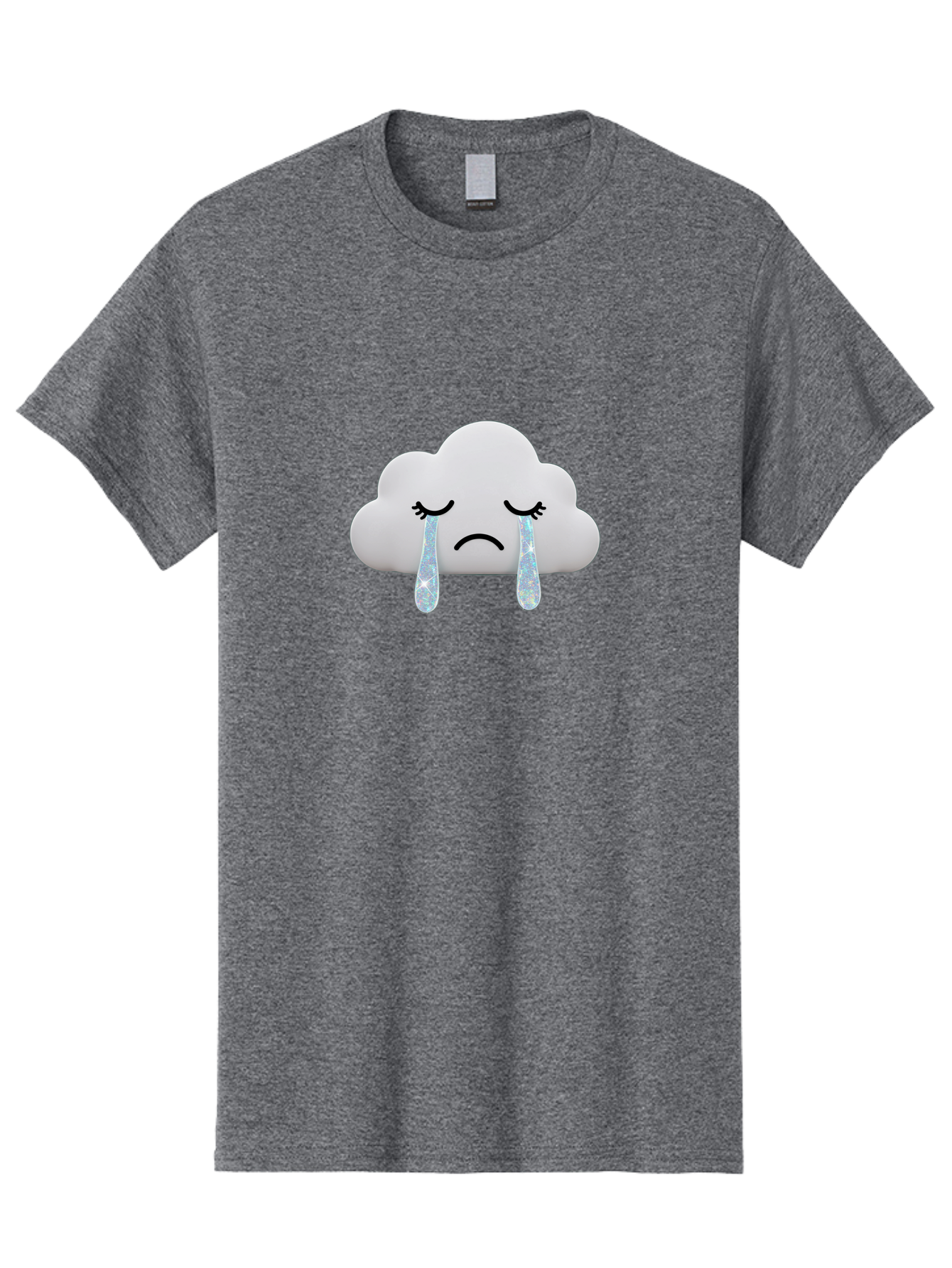 Crying-Cloud-4 Men'S Graphic Tee, 100% Cotton, Comfortable Casual Summer Wear, Machine Washable, Vintage Camera, Old Camera, Antique Camera, Black Camera, Classic Photography, Photography Equipment, Nostalgic Device, Film Camera, Camera Art Bak351