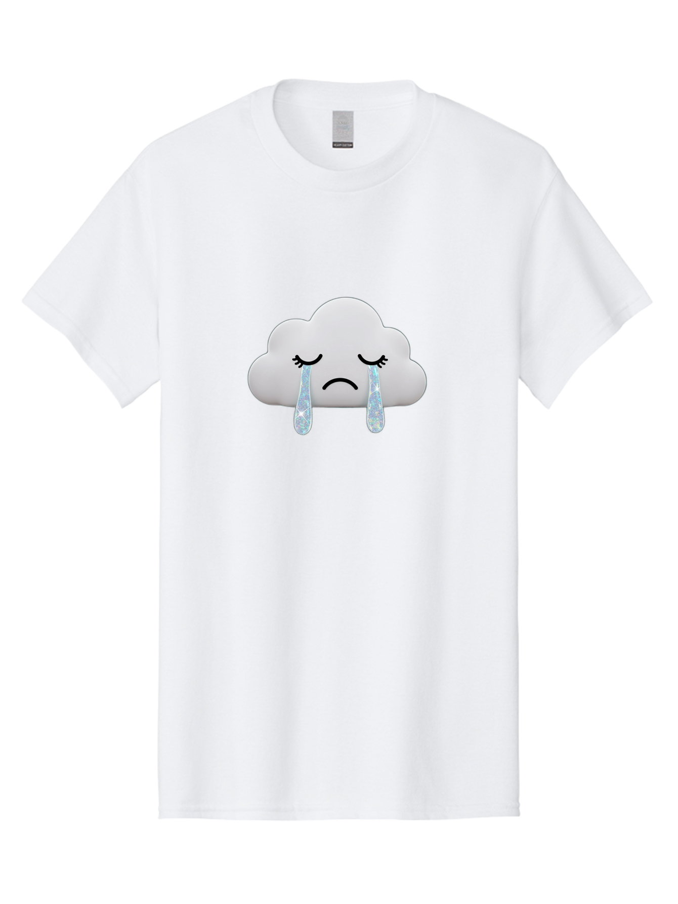 Crying-Cloud-4 Men'S Graphic Tee, 100% Cotton, Comfortable Casual Summer Wear, Machine Washable, Vintage Camera, Old Camera, Antique Camera, Black Camera, Classic Photography, Photography Equipment, Nostalgic Device, Film Camera, Camera Art Bak351