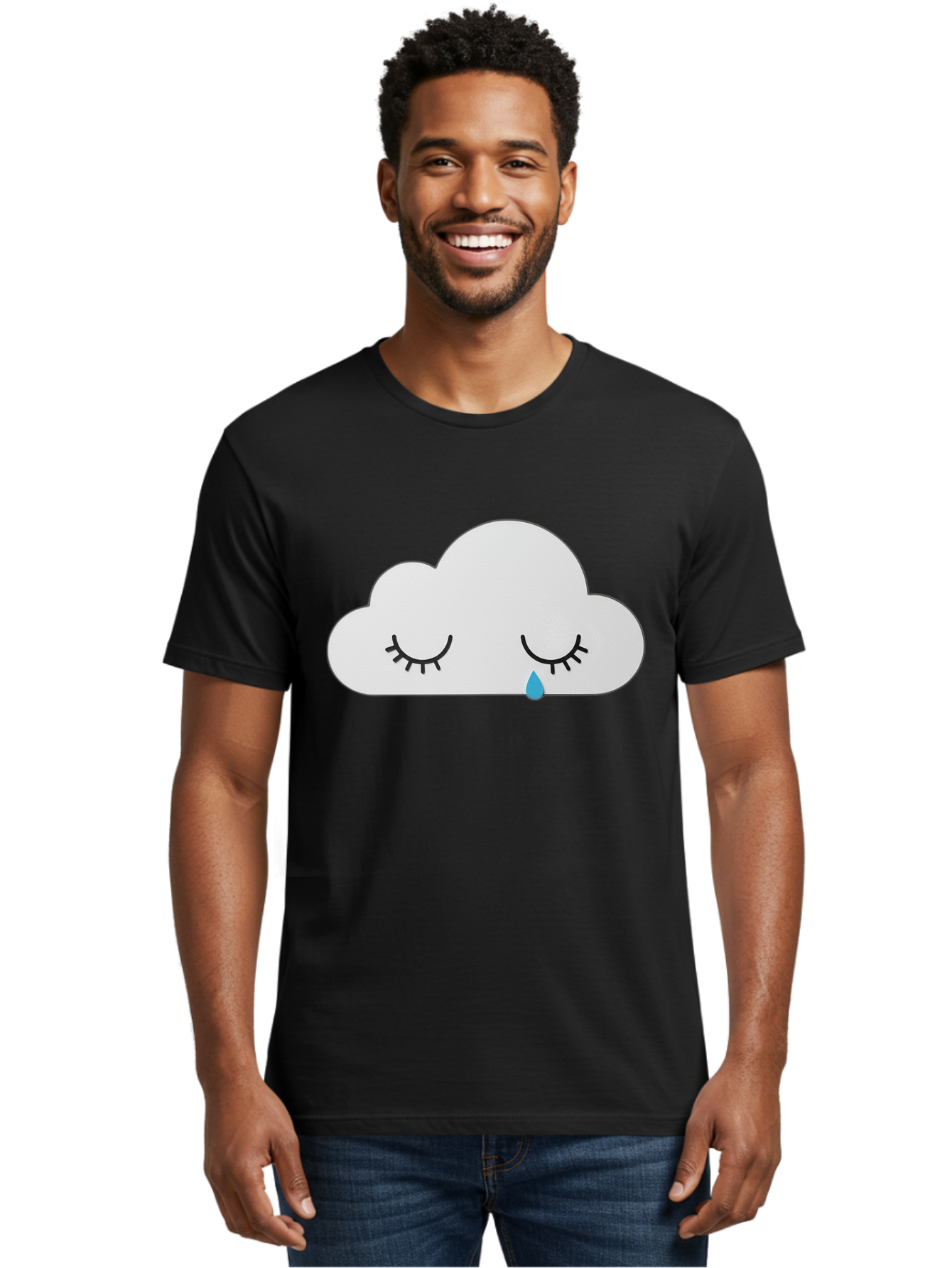 Crying-Cloud-5 Men'S Graphic Tee, 100% Cotton, Comfortable Casual Summer Wear, Machine Washable, Vintage Camera, Old Camera, Antique Camera, Black Camera, Classic Photography, Photography Equipment, Nostalgic Device, Film Camera, Camera Art Bak352