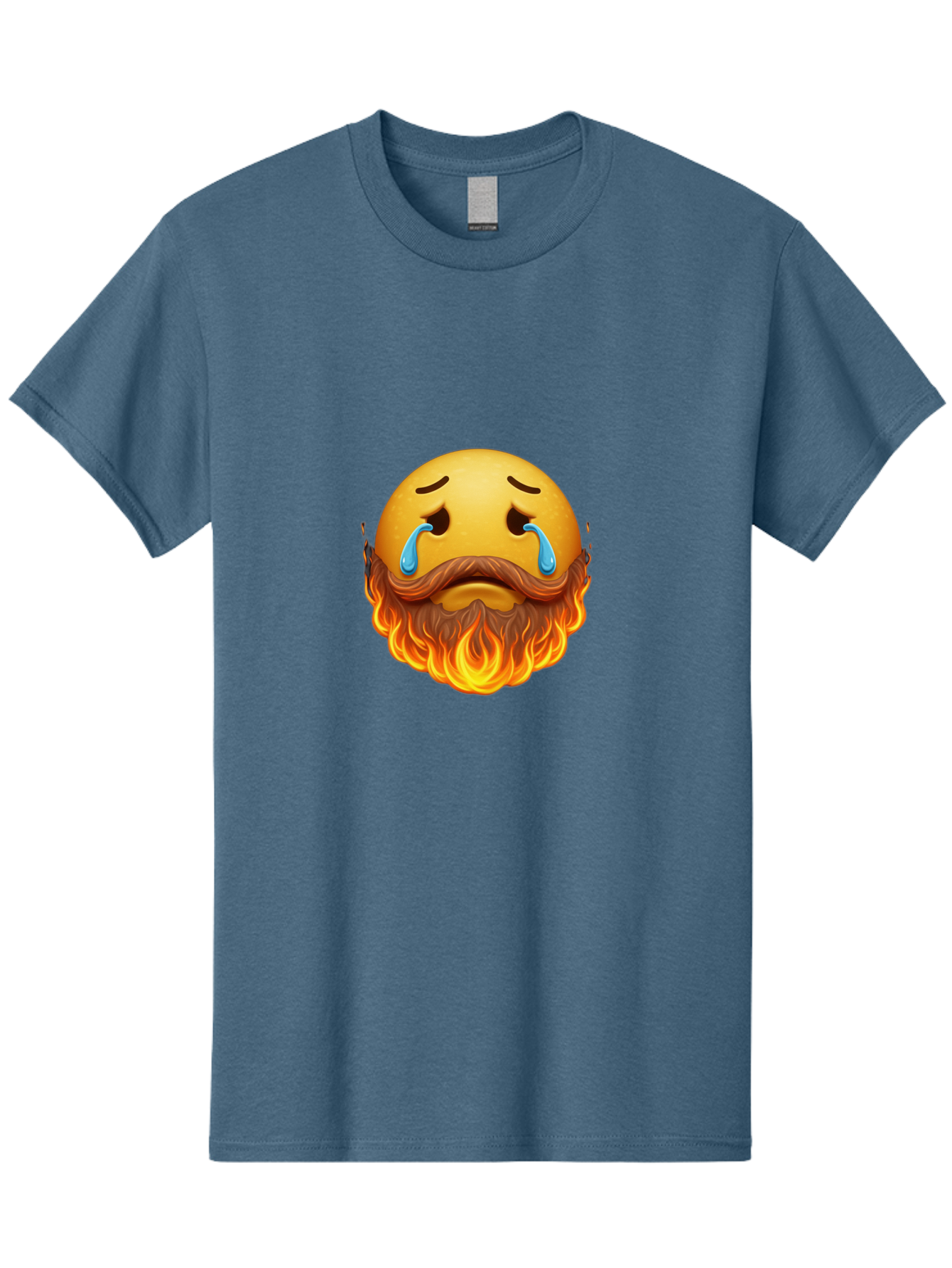Crying-Fire-Emoji Men'S Graphic Tee, 100% Cotton, Comfortable Casual Summer Wear, Machine Washable, Vintage Camera, Old Camera, Antique Camera, Black Camera, Classic Photography, Photography Equipment, Nostalgic Device, Film Camera, Camera Art Bak358