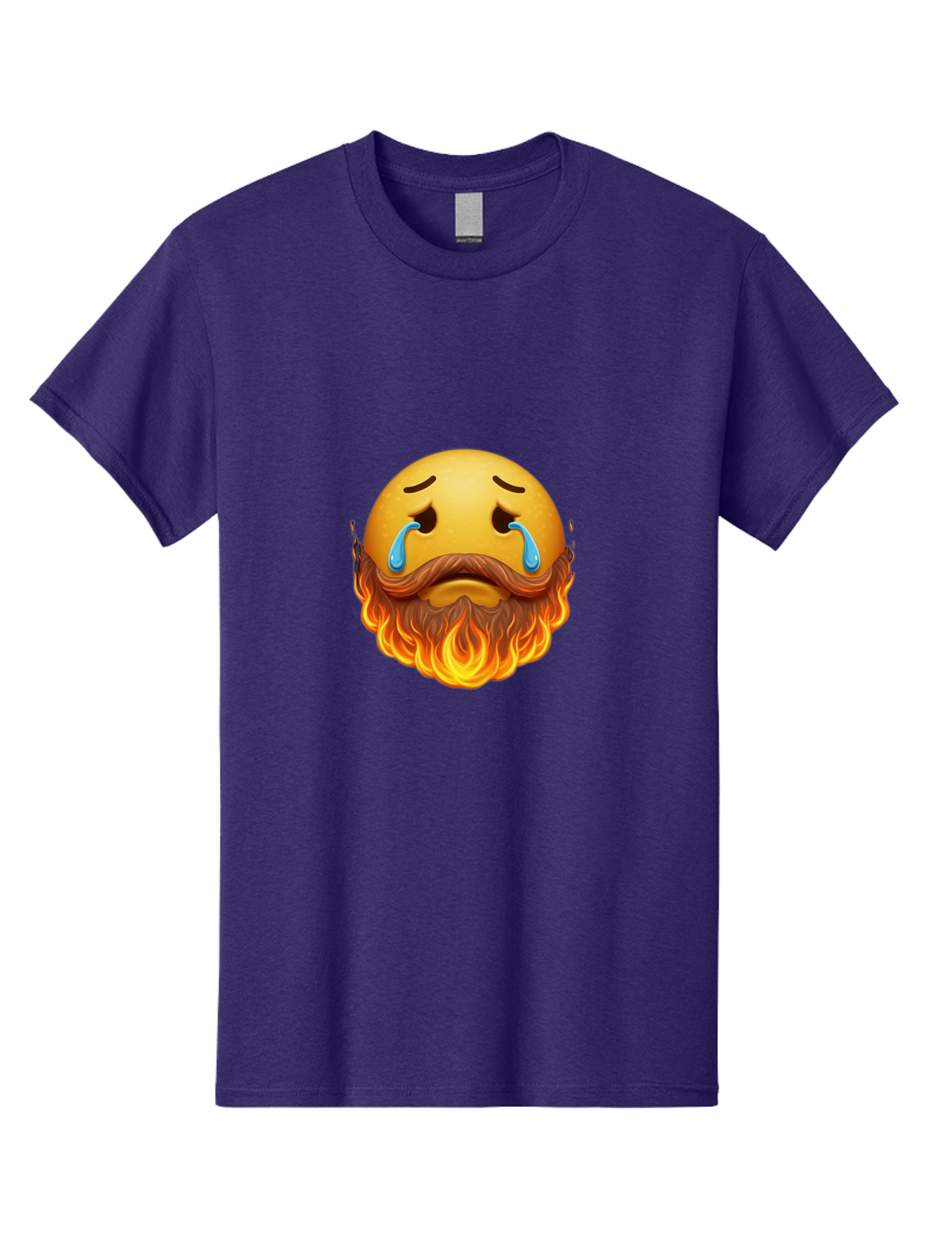 Crying-Fire-Emoji Men'S Graphic Tee, 100% Cotton, Comfortable Casual Summer Wear, Machine Washable, Vintage Camera, Old Camera, Antique Camera, Black Camera, Classic Photography, Photography Equipment, Nostalgic Device, Film Camera, Camera Art Bak358