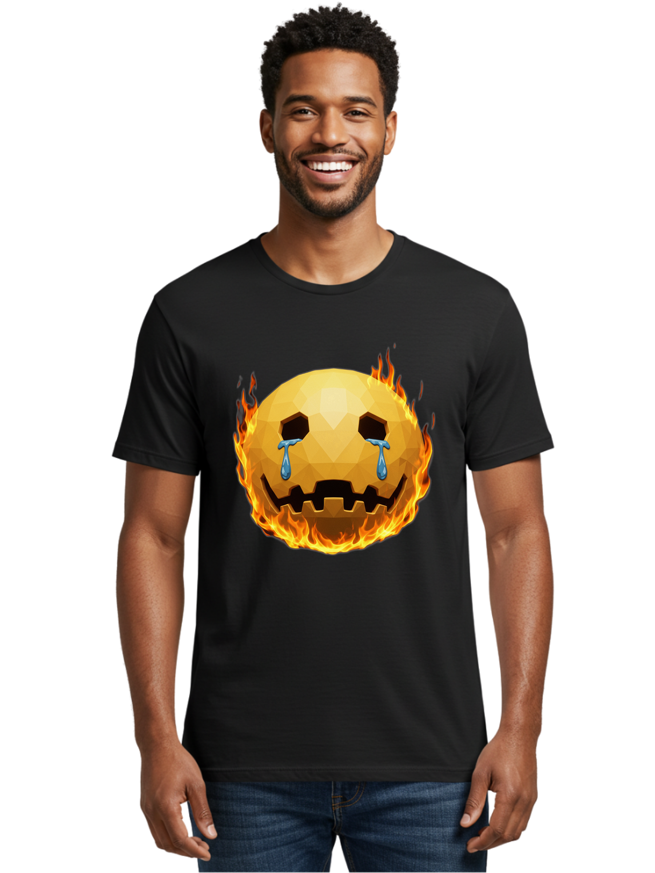 Crying-Flaming-Face Men'S Graphic Tee, 100% Cotton, Comfortable Casual Summer Wear, Machine Washable, Vintage Camera, Old Camera, Antique Camera, Black Camera, Classic Photography, Photography Equipment, Nostalgic Device, Film Camera, Bak360