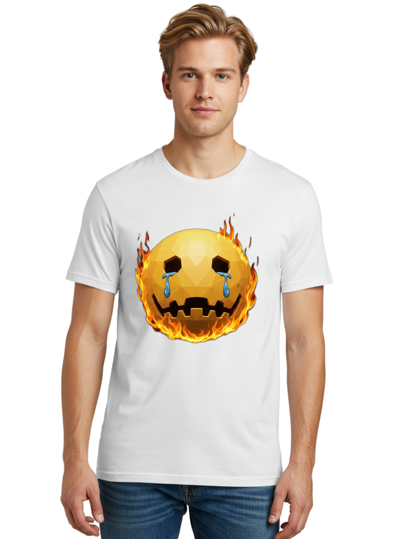 Crying-Flaming-Face Men'S Graphic Tee, 100% Cotton, Comfortable Casual Summer Wear, Machine Washable, Vintage Camera, Old Camera, Antique Camera, Black Camera, Classic Photography, Photography Equipment, Nostalgic Device, Film Camera, Bak360