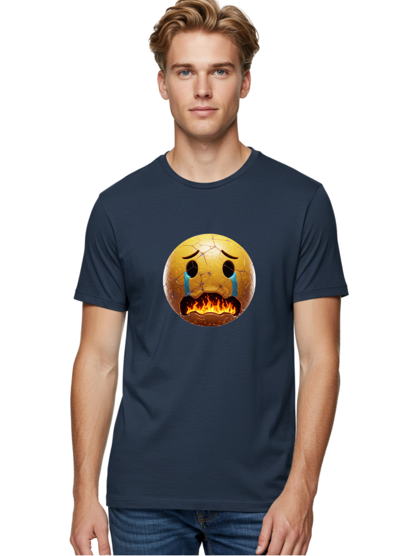 Crying-Soccer-Ball-Emoji Men'S Graphic Tee, 100% Cotton, Comfortable Casual Summer Wear, Machine Washable, Vintage Camera, Old Camera, Antique Camera, Black Camera, Classic Photography, Photography Equipment, Nostalgic Device, Film Camera, Bak362