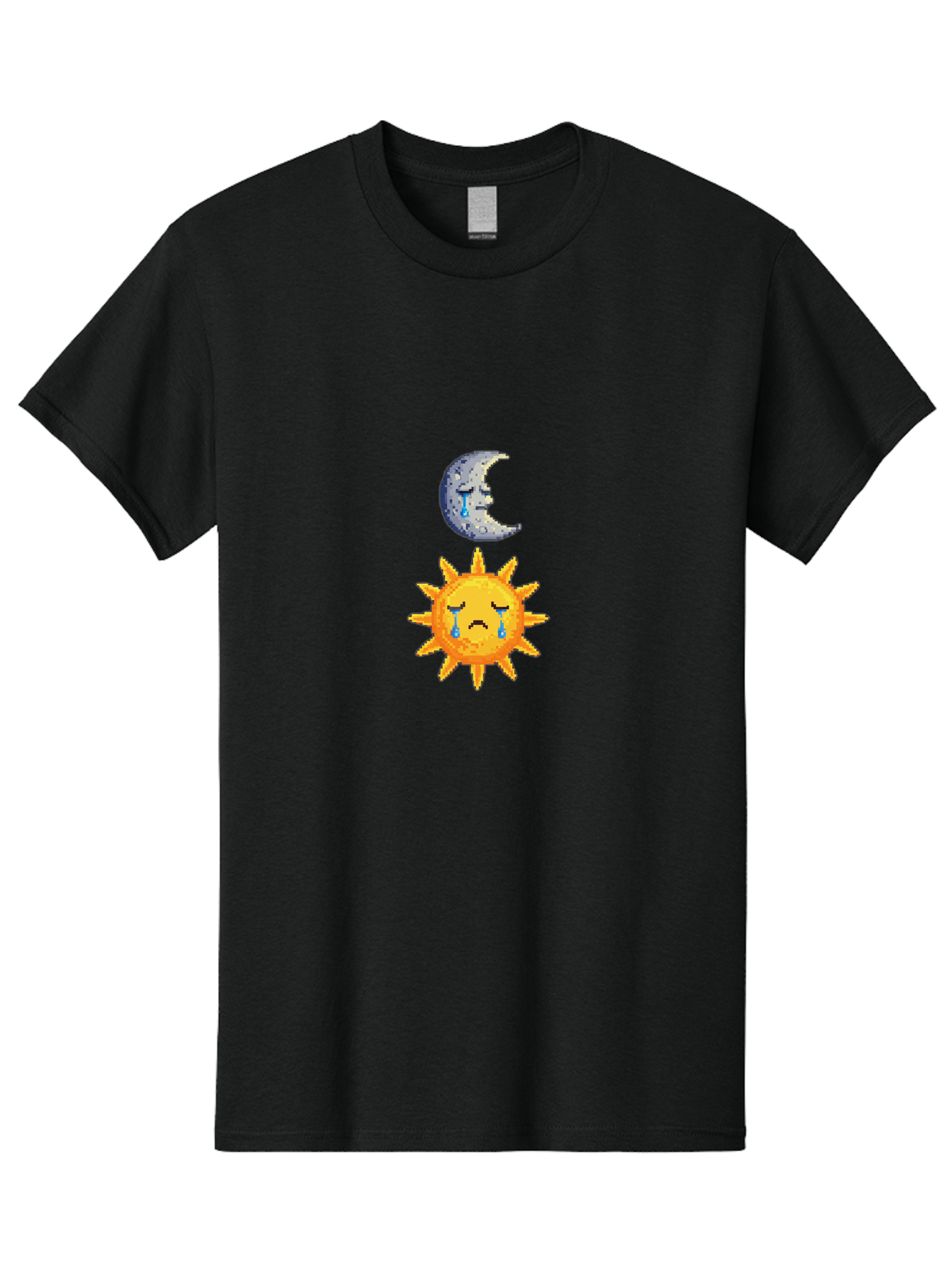 Crying-Sun-And-Moon Men'S Graphic Tee, 100% Cotton, Comfortable Casual Summer Wear, Machine Washable, Vintage Camera, Old Camera, Antique Camera, Black Camera, Classic Photography, Photography Equipment, Nostalgic Device, Film Camera, Bak364