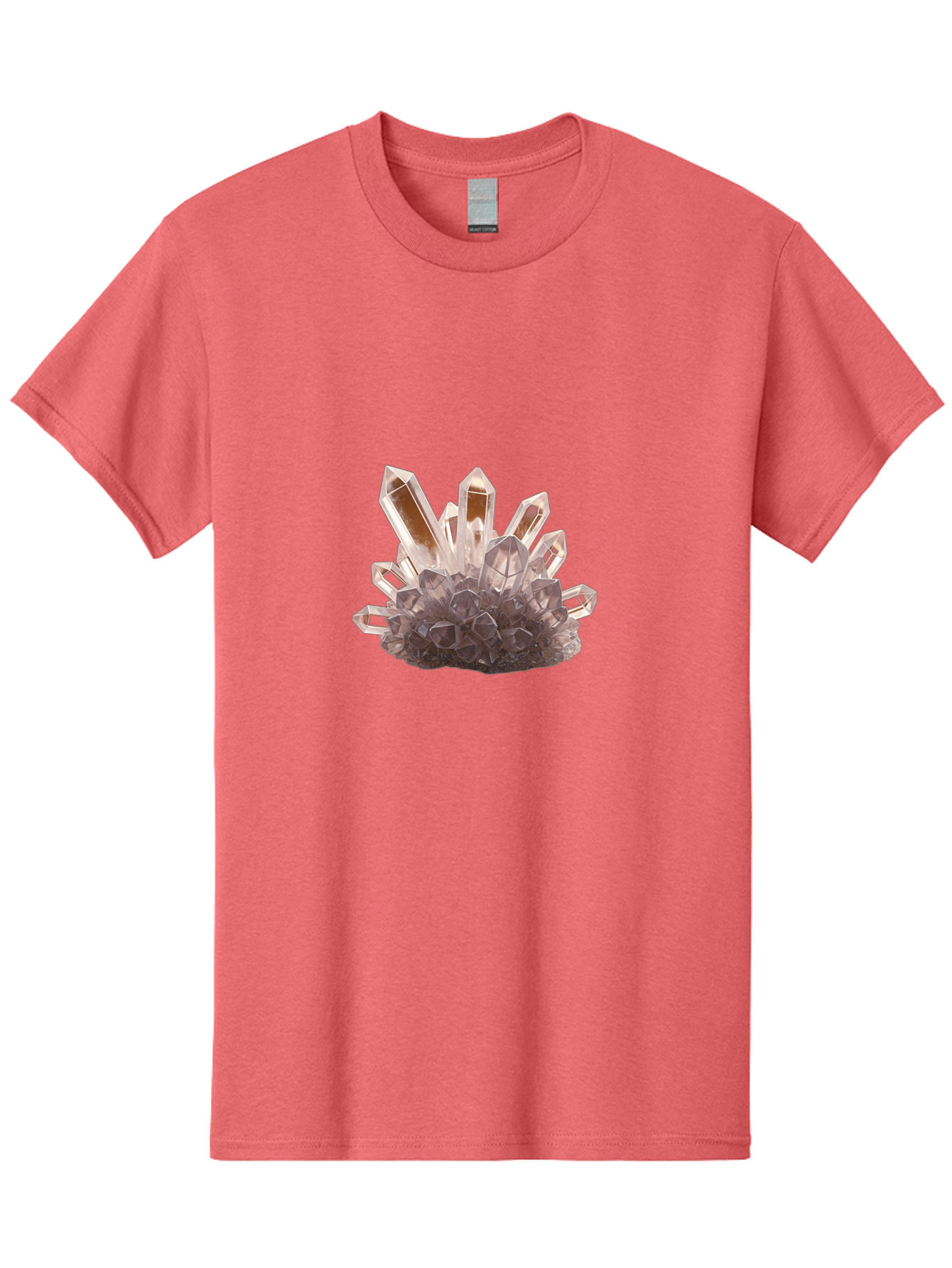 Crystal-Cluster-5 Men'S Graphic Tee, 100% Cotton, Comfortable Casual Summer Wear, Machine Washable, Vintage Camera, Old Camera, Antique Camera, Black Camera, Classic Photography, Photography Equipment, Nostalgic Device, Film Camera, Camera Art Bak369