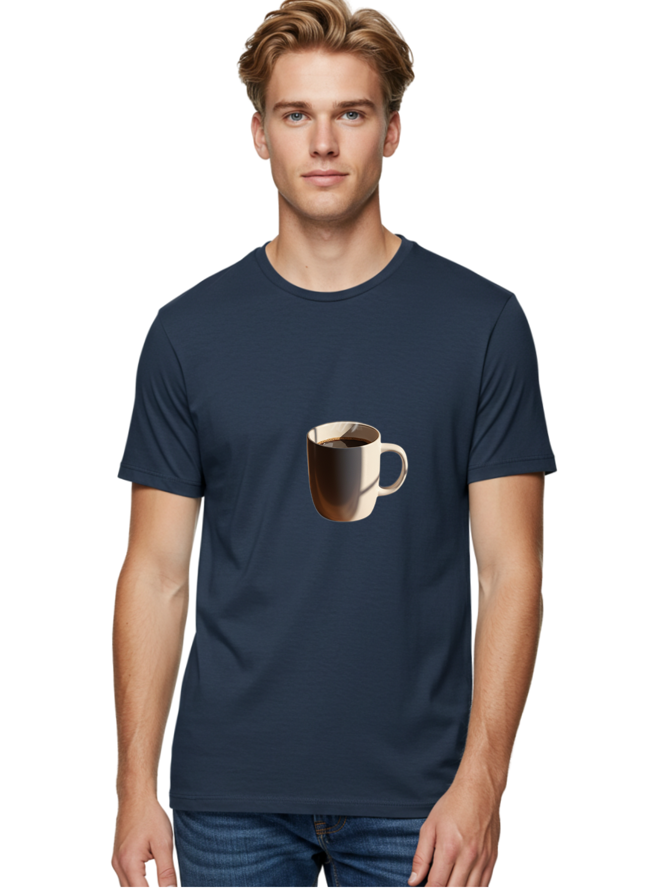 Cup-Of-Coffee Men'S Graphic Tee, 100% Cotton, Comfortable Casual Summer Wear, Machine Washable, Vintage Camera, Old Camera, Antique Camera, Black Camera, Classic Photography, Photography Equipment, Nostalgic Device, Film Camera, Camera Art Bak378