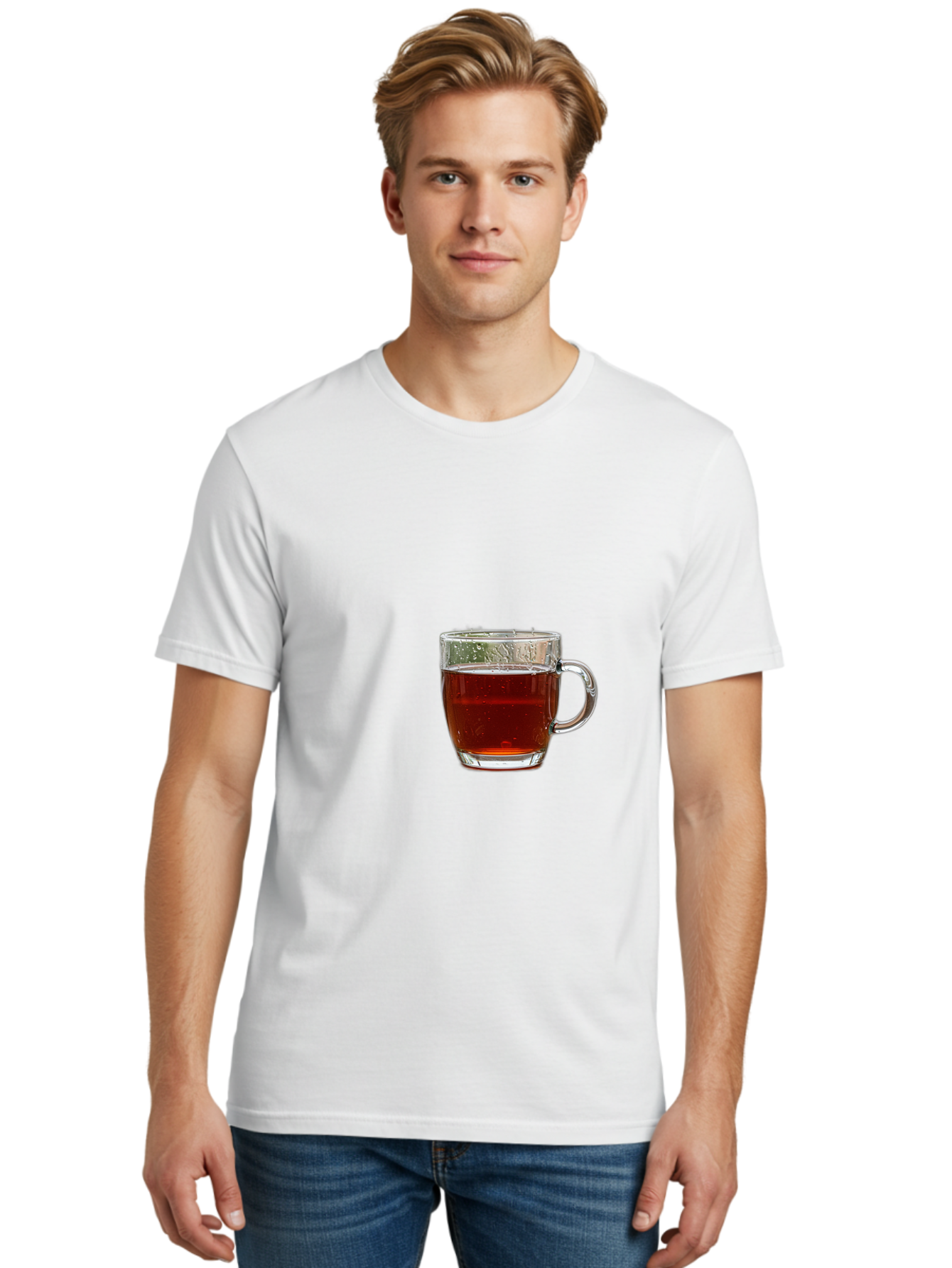 Cup-Of-Tea Men'S Graphic Tee, 100% Cotton, Comfortable Casual Summer Wear, Machine Washable, Vintage Camera, Old Camera, Antique Camera, Black Camera, Classic Photography, Photography Equipment, Nostalgic Device, Film Camera, Camera Art Bak379