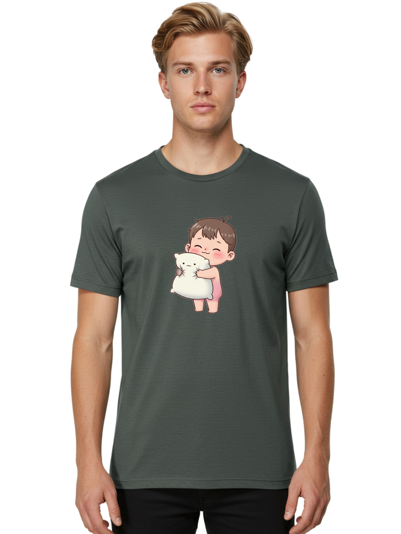 Cute-Boy-Hugging-Cat Men'S Graphic Tee, 100% Cotton, Comfortable Casual Summer Wear, Machine Washable, Vintage Camera, Old Camera, Antique Camera, Black Camera, Classic Photography, Photography Equipment, Nostalgic Device, Film Camera, Bak381