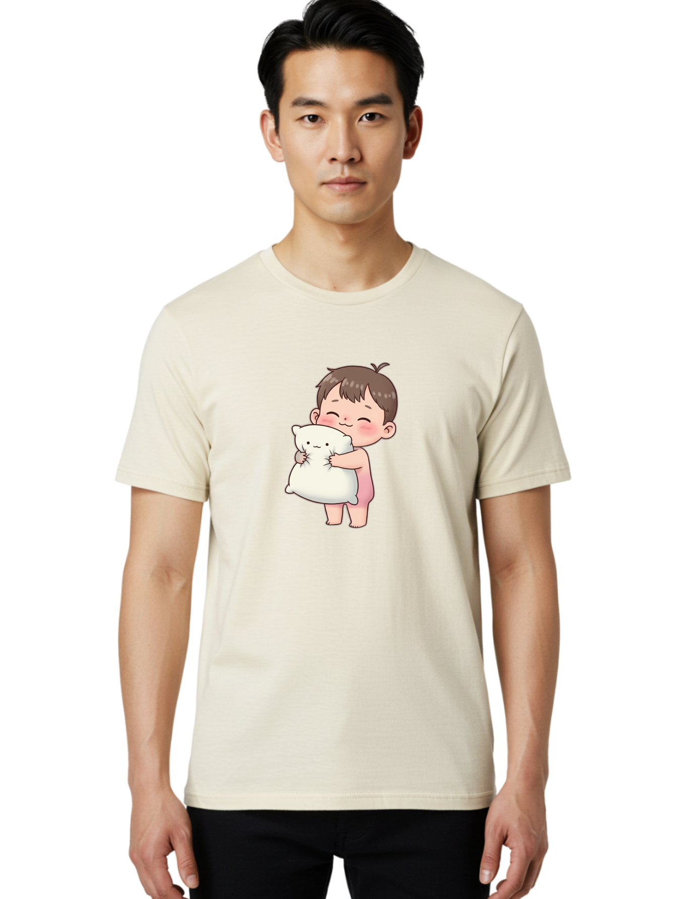 Cute-Boy-Hugging-Cat Men'S Graphic Tee, 100% Cotton, Comfortable Casual Summer Wear, Machine Washable, Vintage Camera, Old Camera, Antique Camera, Black Camera, Classic Photography, Photography Equipment, Nostalgic Device, Film Camera, Bak381