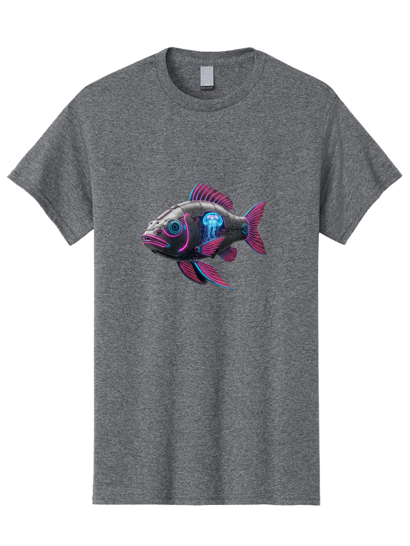 Cybernetic-Fish Men'S Graphic Tee, 100% Cotton, Comfortable Casual Summer Wear, Machine Washable, Vintage Camera, Old Camera, Antique Camera, Black Camera, Classic Photography, Photography Equipment, Nostalgic Device, Film Camera, Camera Art Bak389