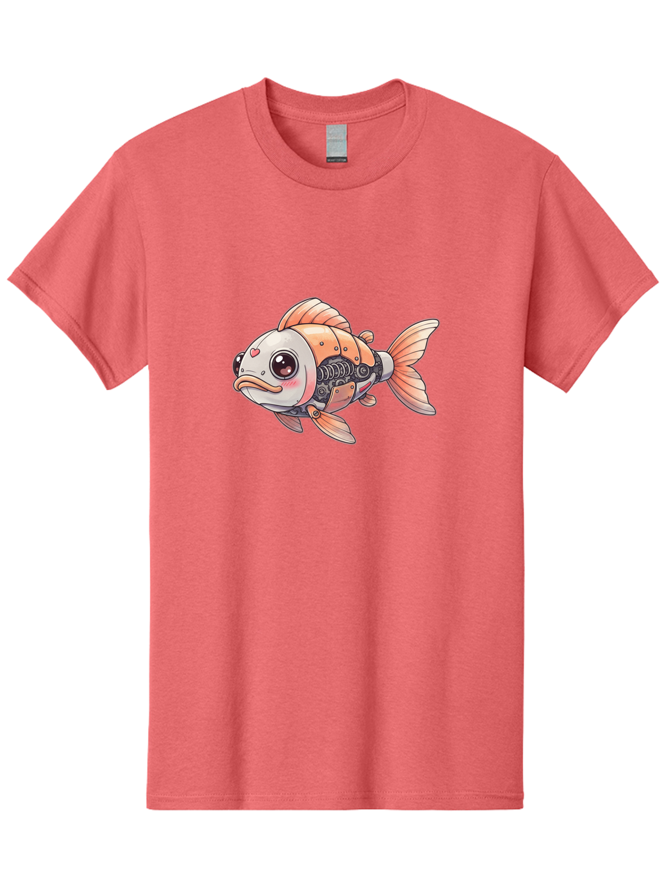 Cyborg-Fish Men'S Graphic Tee, 100% Cotton, Comfortable Casual Summer Wear, Machine Washable, Vintage Camera, Old Camera, Antique Camera, Black Camera, Classic Photography, Photography Equipment, Nostalgic Device, Film Camera, Camera Art Bak392