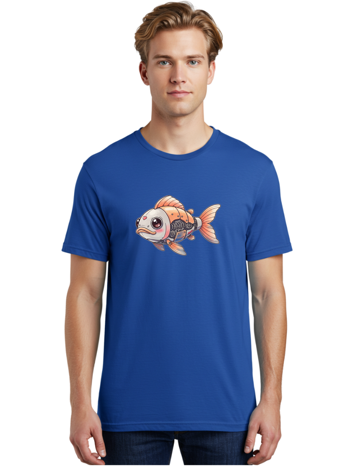 Cyborg-Fish Men'S Graphic Tee, 100% Cotton, Comfortable Casual Summer Wear, Machine Washable, Vintage Camera, Old Camera, Antique Camera, Black Camera, Classic Photography, Photography Equipment, Nostalgic Device, Film Camera, Camera Art Bak392
