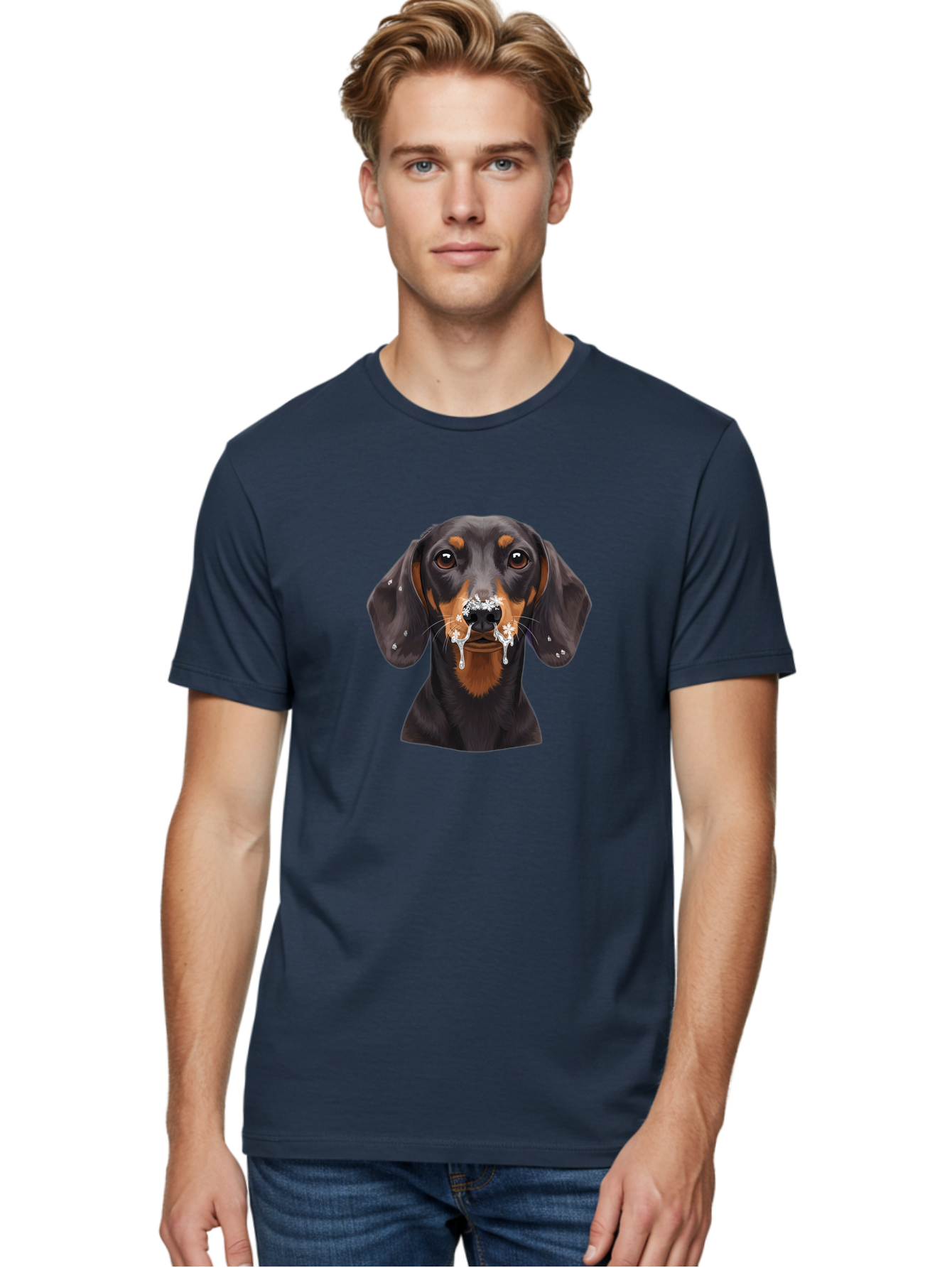 Dachshund Men'S Graphic Tee, 100% Cotton, Comfortable Casual Summer Wear, Machine Washable, Vintage Camera, Old Camera, Antique Camera, Black Camera, Classic Photography, Photography Equipment, Nostalgic Device, Film Camera, Camera Art Bak394