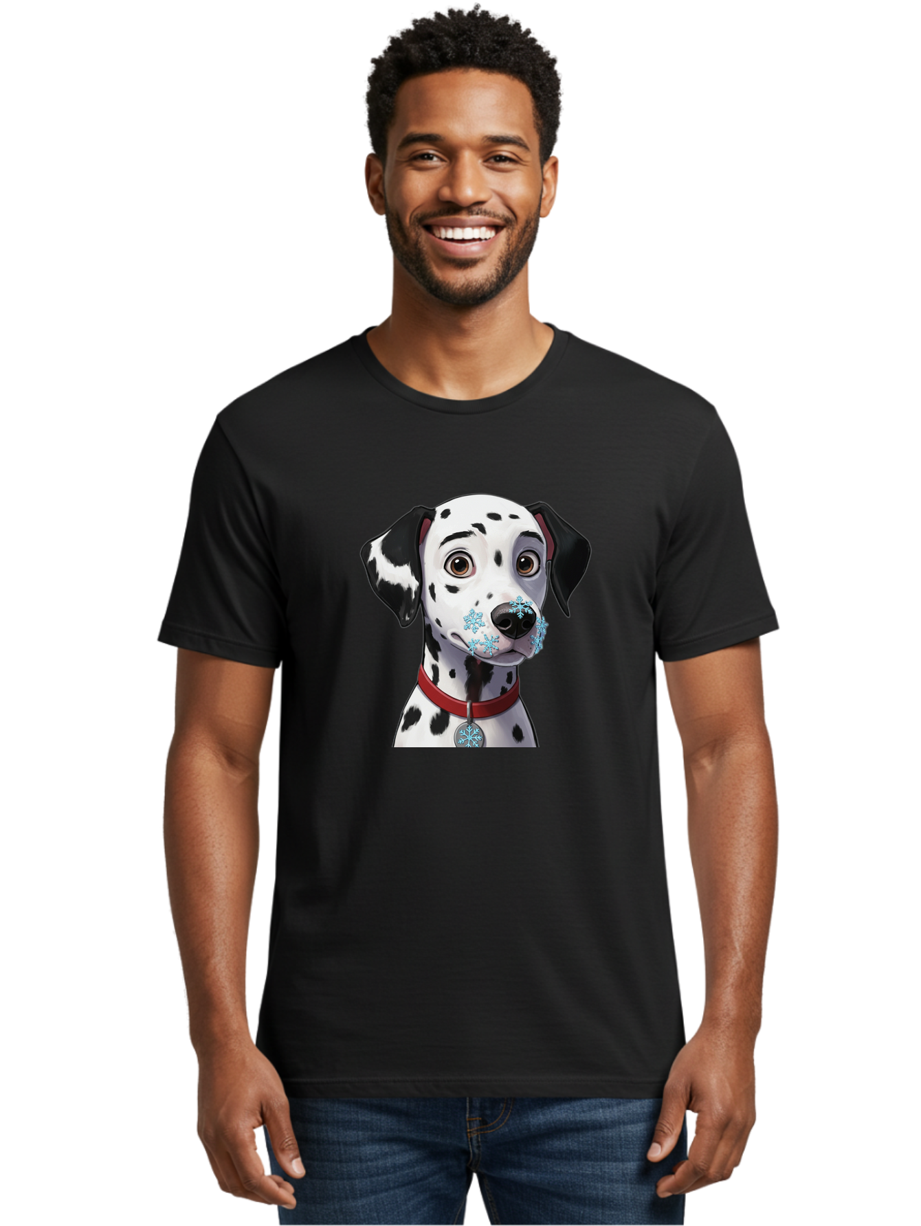 Dalmatian-Puppy Men'S Graphic Tee, 100% Cotton, Comfortable Casual Summer Wear, Machine Washable, Vintage Camera, Old Camera, Antique Camera, Black Camera, Classic Photography, Photography Equipment, Nostalgic Device, Film Camera, Camera Art Bak397