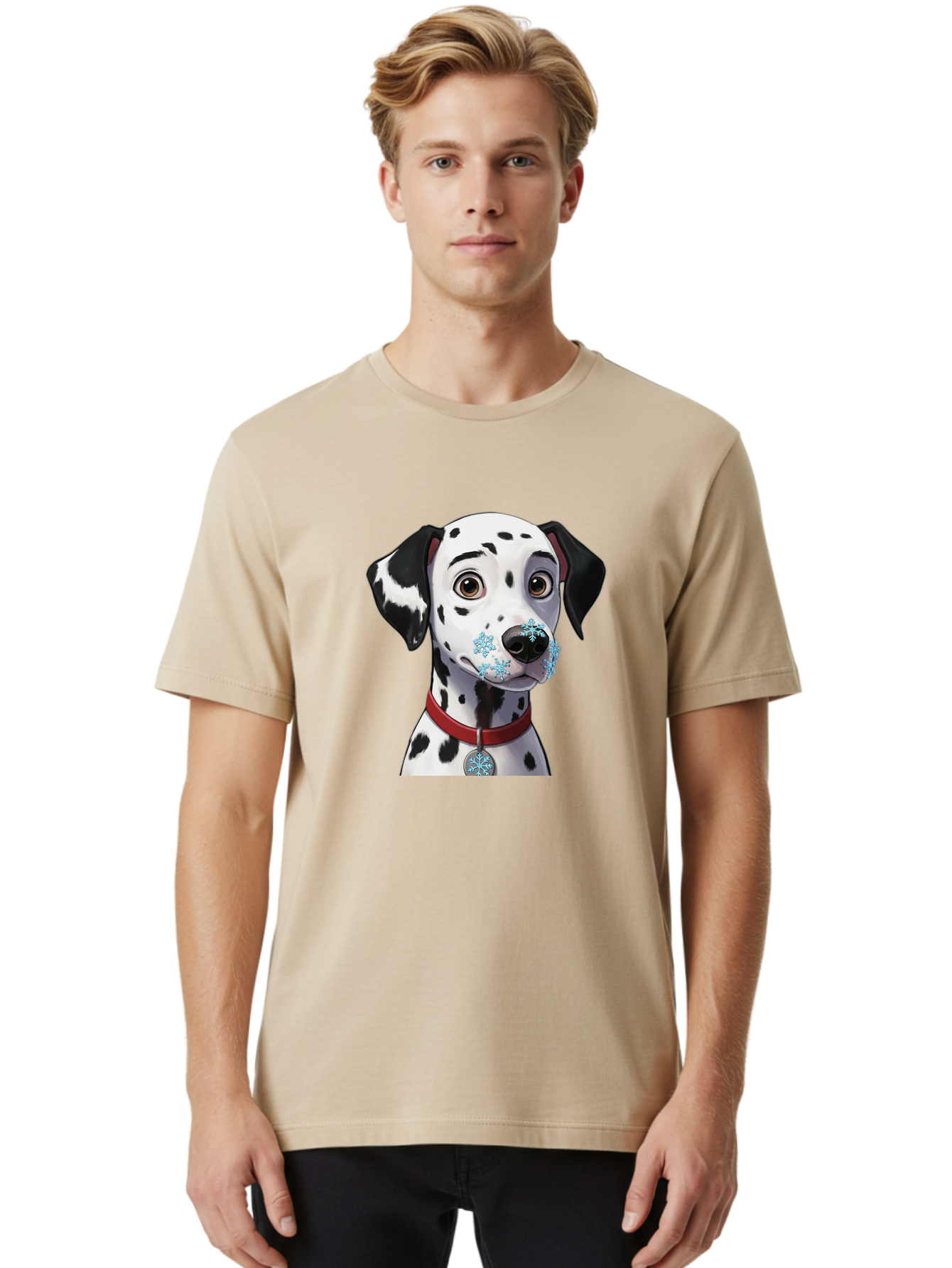 Dalmatian-Puppy Men'S Graphic Tee, 100% Cotton, Comfortable Casual Summer Wear, Machine Washable, Vintage Camera, Old Camera, Antique Camera, Black Camera, Classic Photography, Photography Equipment, Nostalgic Device, Film Camera, Camera Art Bak397