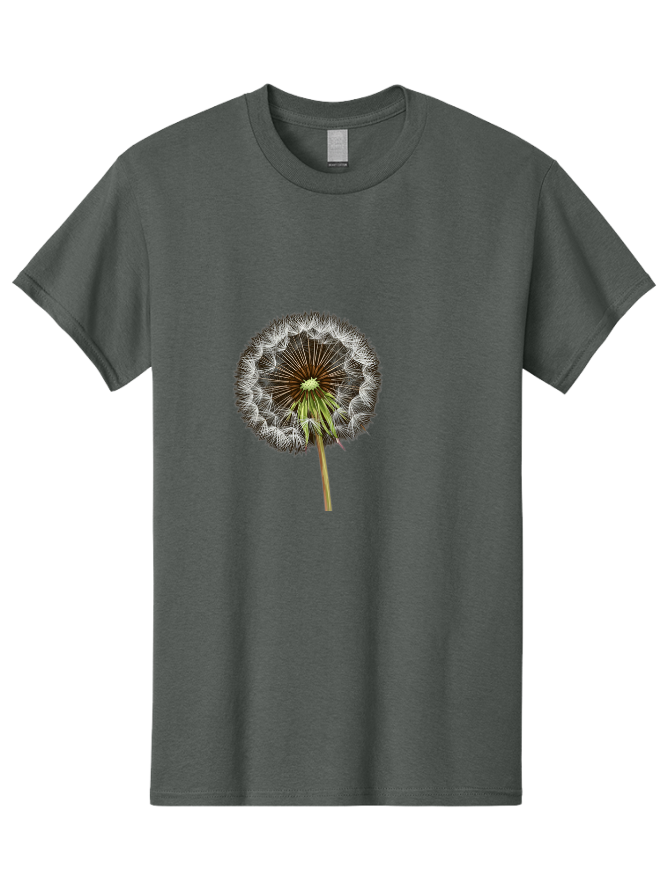 Dandelion-Seedhead Men'S Graphic Tee, 100% Cotton, Comfortable Casual Summer Wear, Machine Washable, Vintage Camera, Old Camera, Antique Camera, Black Camera, Classic Photography, Photography Equipment, Nostalgic Device, Film Camera, Bak399