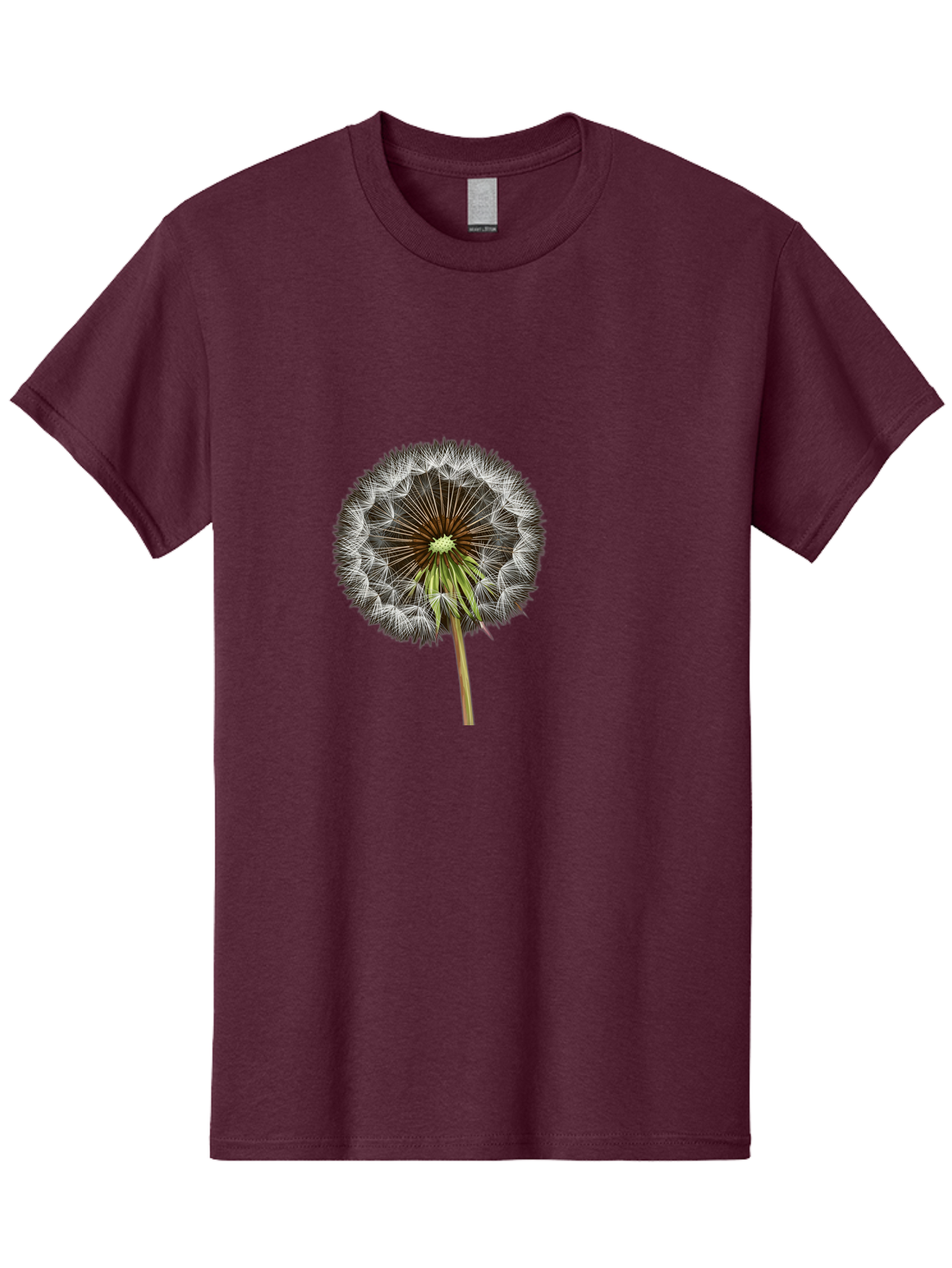 Dandelion-Seedhead Men'S Graphic Tee, 100% Cotton, Comfortable Casual Summer Wear, Machine Washable, Vintage Camera, Old Camera, Antique Camera, Black Camera, Classic Photography, Photography Equipment, Nostalgic Device, Film Camera, Bak399