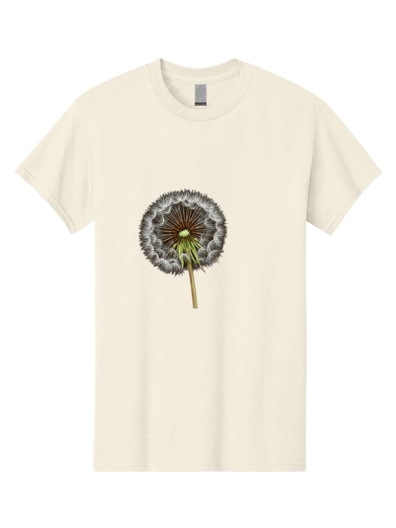 Dandelion-Seedhead Men'S Graphic Tee, 100% Cotton, Comfortable Casual Summer Wear, Machine Washable, Vintage Camera, Old Camera, Antique Camera, Black Camera, Classic Photography, Photography Equipment, Nostalgic Device, Film Camera, Bak399