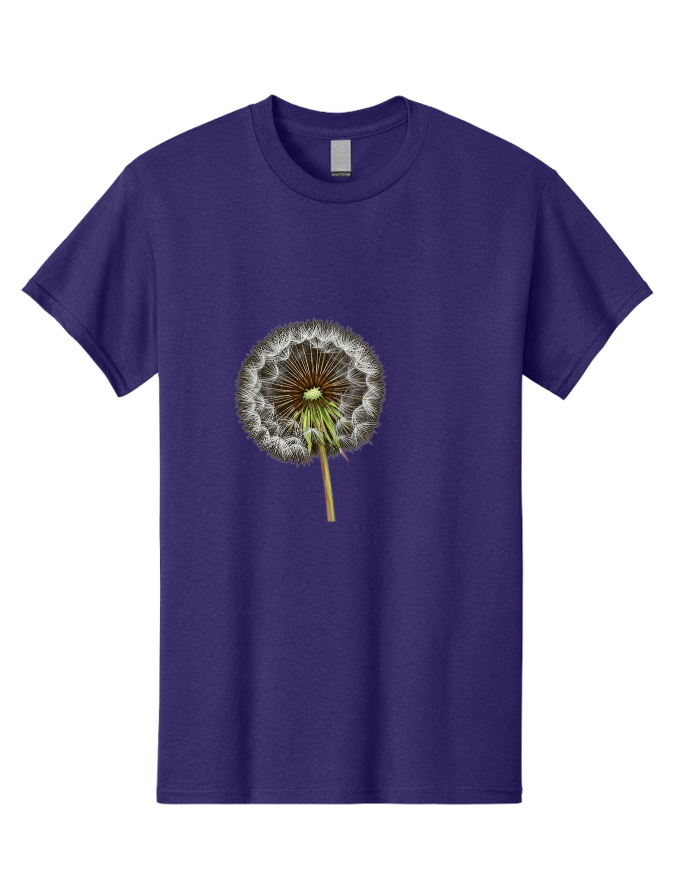 Dandelion-Seedhead Men'S Graphic Tee, 100% Cotton, Comfortable Casual Summer Wear, Machine Washable, Vintage Camera, Old Camera, Antique Camera, Black Camera, Classic Photography, Photography Equipment, Nostalgic Device, Film Camera, Bak399