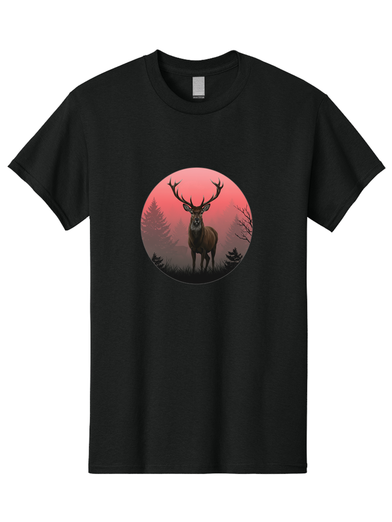Deer-In-Forest Men'S Graphic Tee, 100% Cotton, Comfortable Casual Summer Wear, Machine Washable, Vintage Camera, Old Camera, Antique Camera, Black Camera, Classic Photography, Photography Equipment, Nostalgic Device, Film Camera, Camera Art Bak402