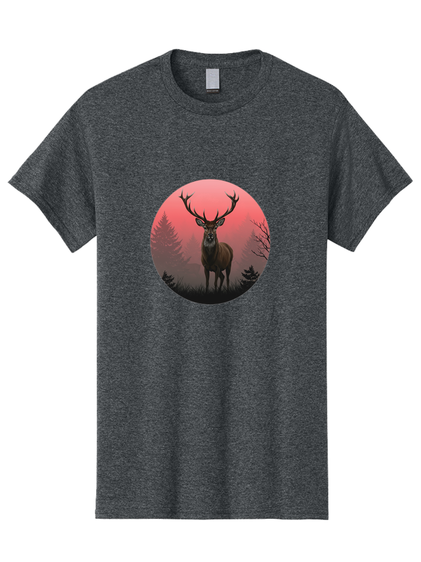 Deer-In-Forest Men'S Graphic Tee, 100% Cotton, Comfortable Casual Summer Wear, Machine Washable, Vintage Camera, Old Camera, Antique Camera, Black Camera, Classic Photography, Photography Equipment, Nostalgic Device, Film Camera, Camera Art Bak402