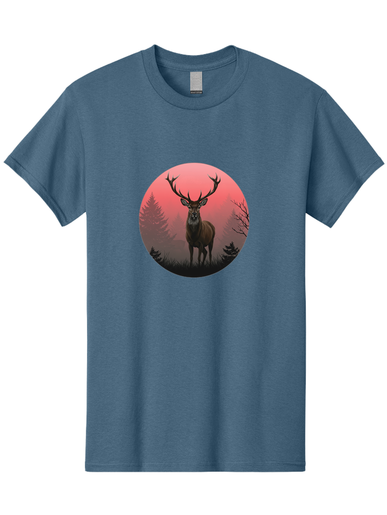 Deer-In-Forest Men'S Graphic Tee, 100% Cotton, Comfortable Casual Summer Wear, Machine Washable, Vintage Camera, Old Camera, Antique Camera, Black Camera, Classic Photography, Photography Equipment, Nostalgic Device, Film Camera, Camera Art Bak402
