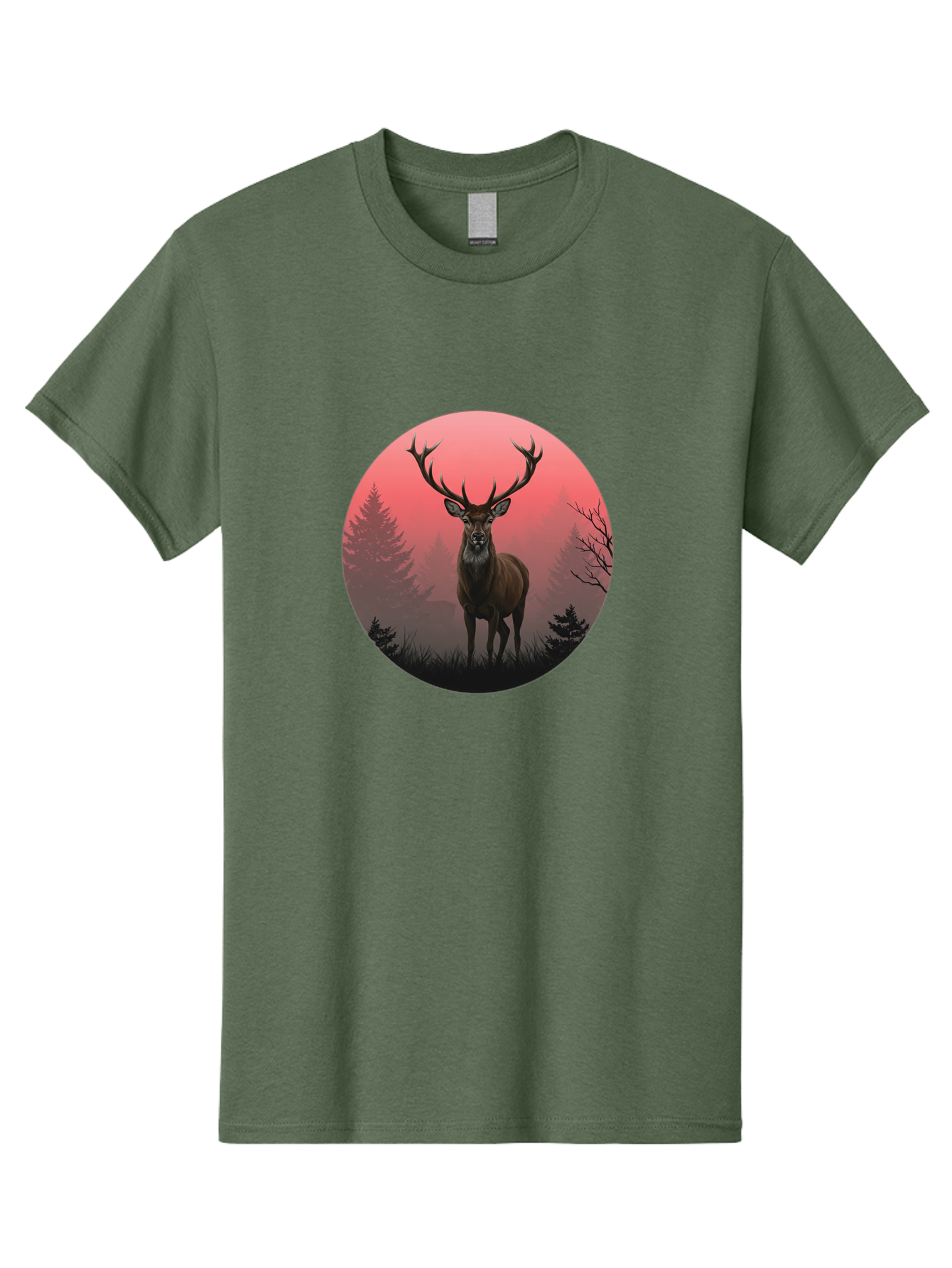 Deer-In-Forest Men'S Graphic Tee, 100% Cotton, Comfortable Casual Summer Wear, Machine Washable, Vintage Camera, Old Camera, Antique Camera, Black Camera, Classic Photography, Photography Equipment, Nostalgic Device, Film Camera, Camera Art Bak402