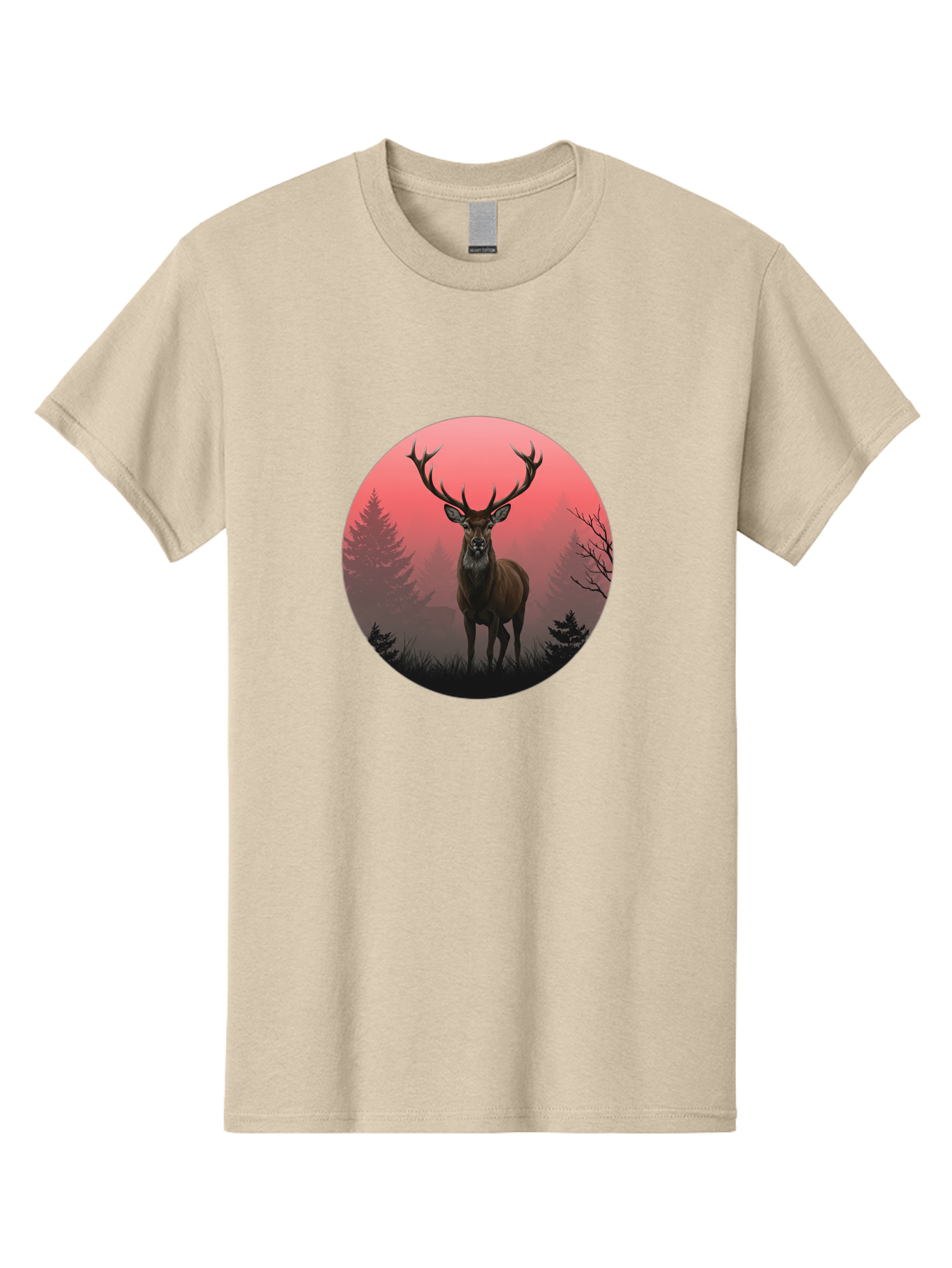 Deer-In-Forest Men'S Graphic Tee, 100% Cotton, Comfortable Casual Summer Wear, Machine Washable, Vintage Camera, Old Camera, Antique Camera, Black Camera, Classic Photography, Photography Equipment, Nostalgic Device, Film Camera, Camera Art Bak402