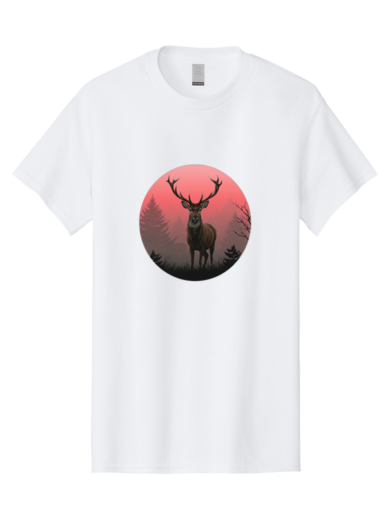 Deer-In-Forest Men'S Graphic Tee, 100% Cotton, Comfortable Casual Summer Wear, Machine Washable, Vintage Camera, Old Camera, Antique Camera, Black Camera, Classic Photography, Photography Equipment, Nostalgic Device, Film Camera, Camera Art Bak402