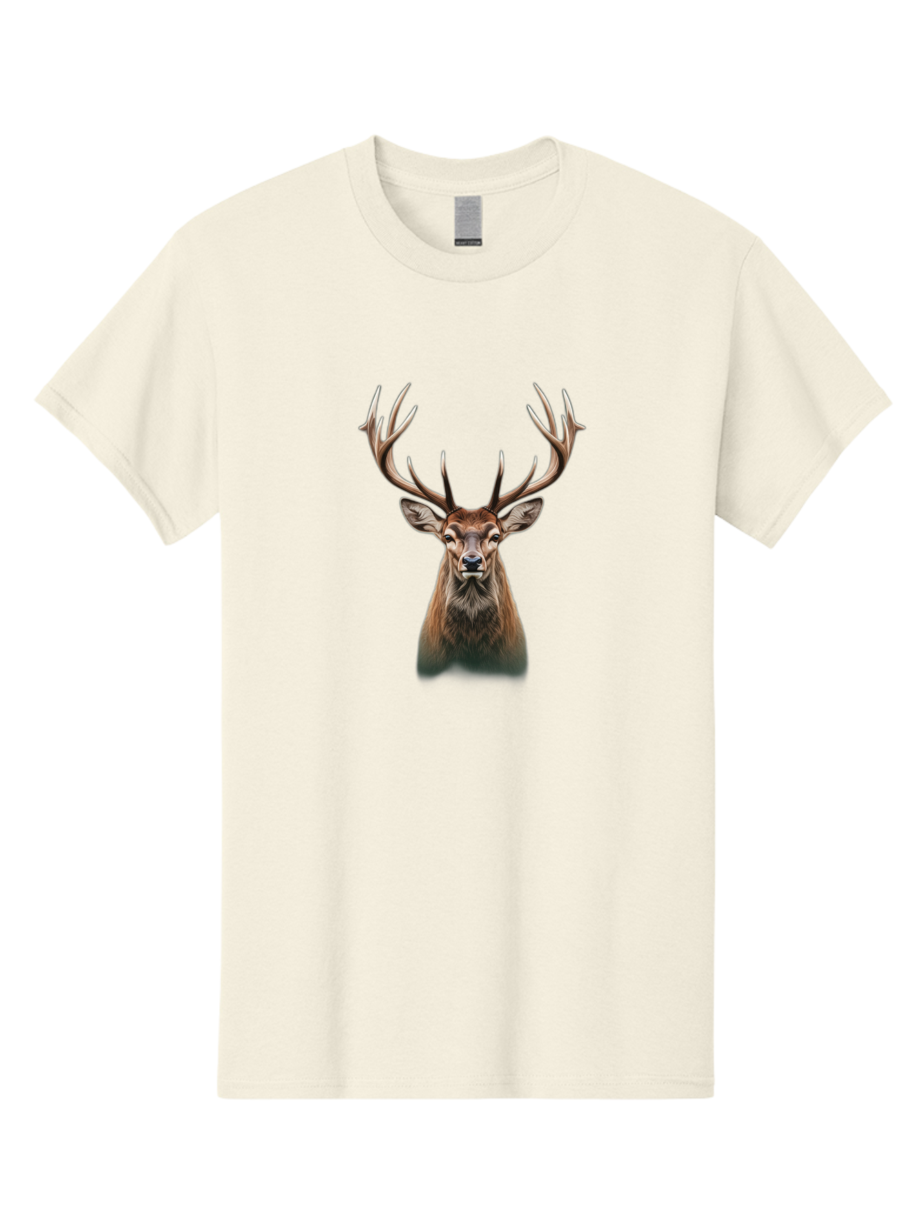 Deer-With-Large-Antlers Men'S Graphic Tee, 100% Cotton, Comfortable Casual Summer Wear, Machine Washable, Vintage Camera, Old Camera, Antique Camera, Black Camera, Classic Photography, Photography Equipment, Nostalgic Device, Film Camera, Bak403