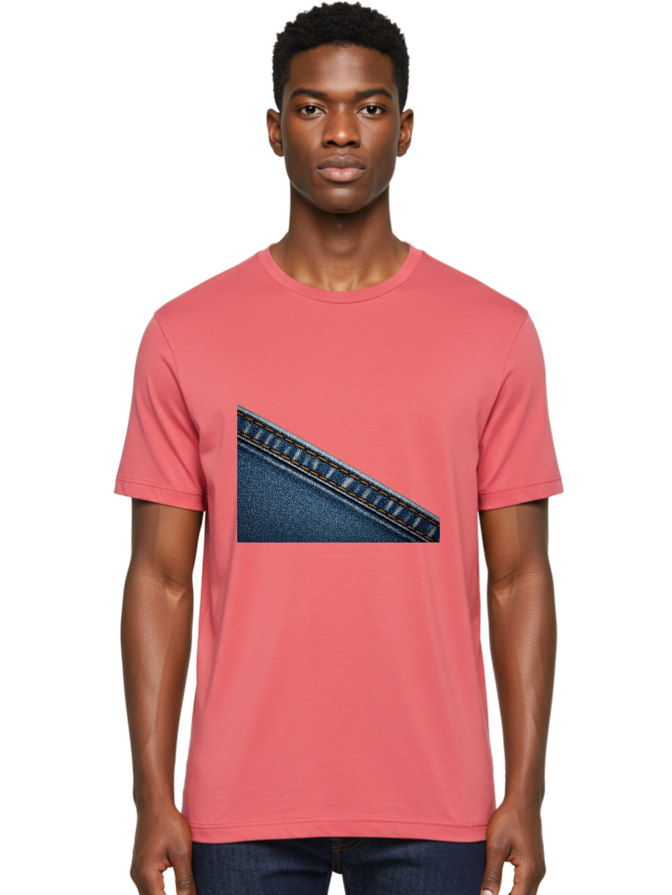 Denim Men'S Graphic Tee, 100% Cotton, Comfortable Casual Summer Wear, Machine Washable, Vintage Camera, Old Camera, Antique Camera, Black Camera, Classic Photography, Photography Equipment, Nostalgic Device, Film Camera, Camera Art Bak410