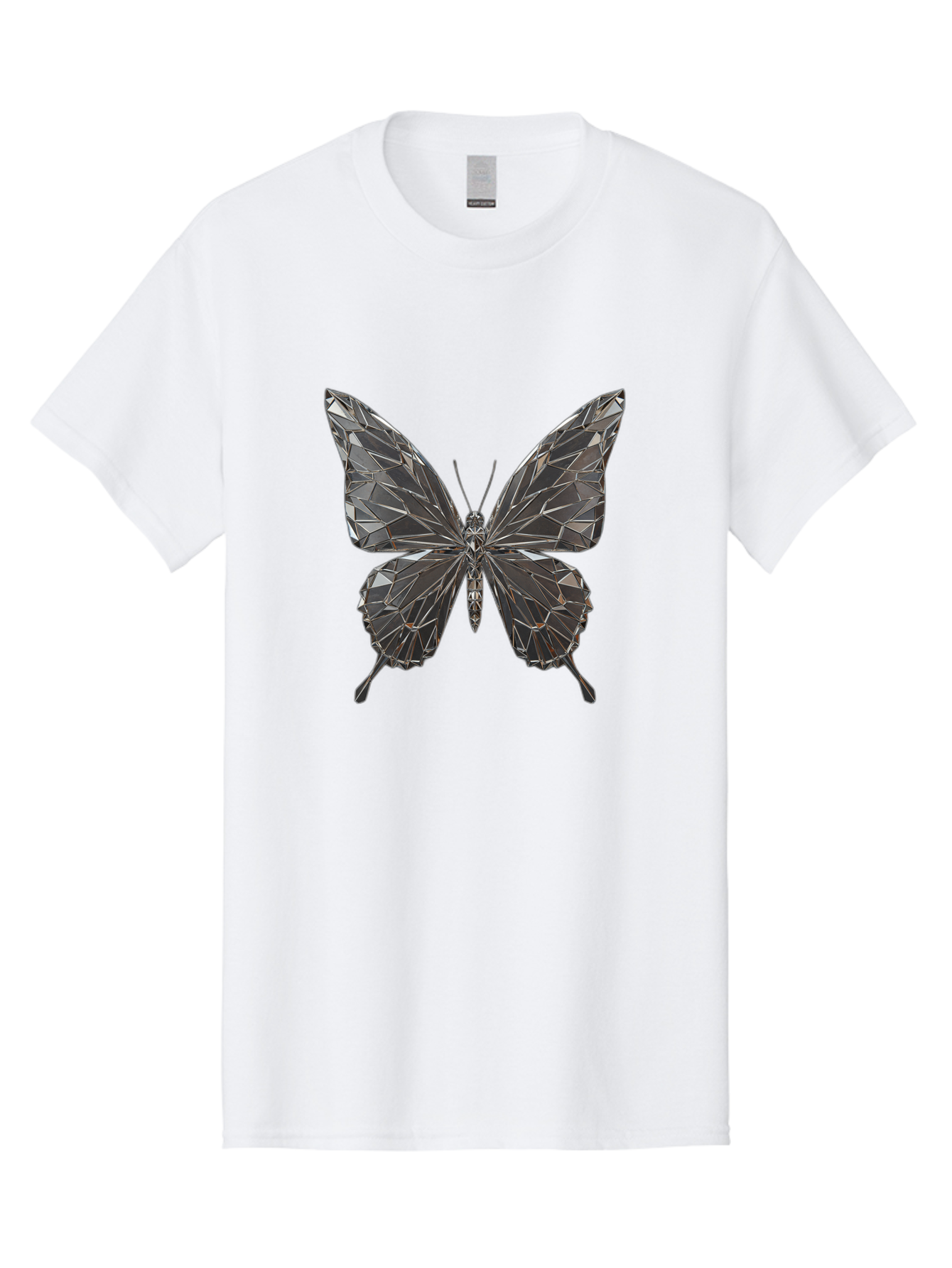 Diamond-Butterfly Men'S Graphic Tee, 100% Cotton, Comfortable Casual Summer Wear, Machine Washable, Vintage Camera, Old Camera, Antique Camera, Black Camera, Classic Photography, Photography Equipment, Nostalgic Device, Film Camera, Camera Art Bak411
