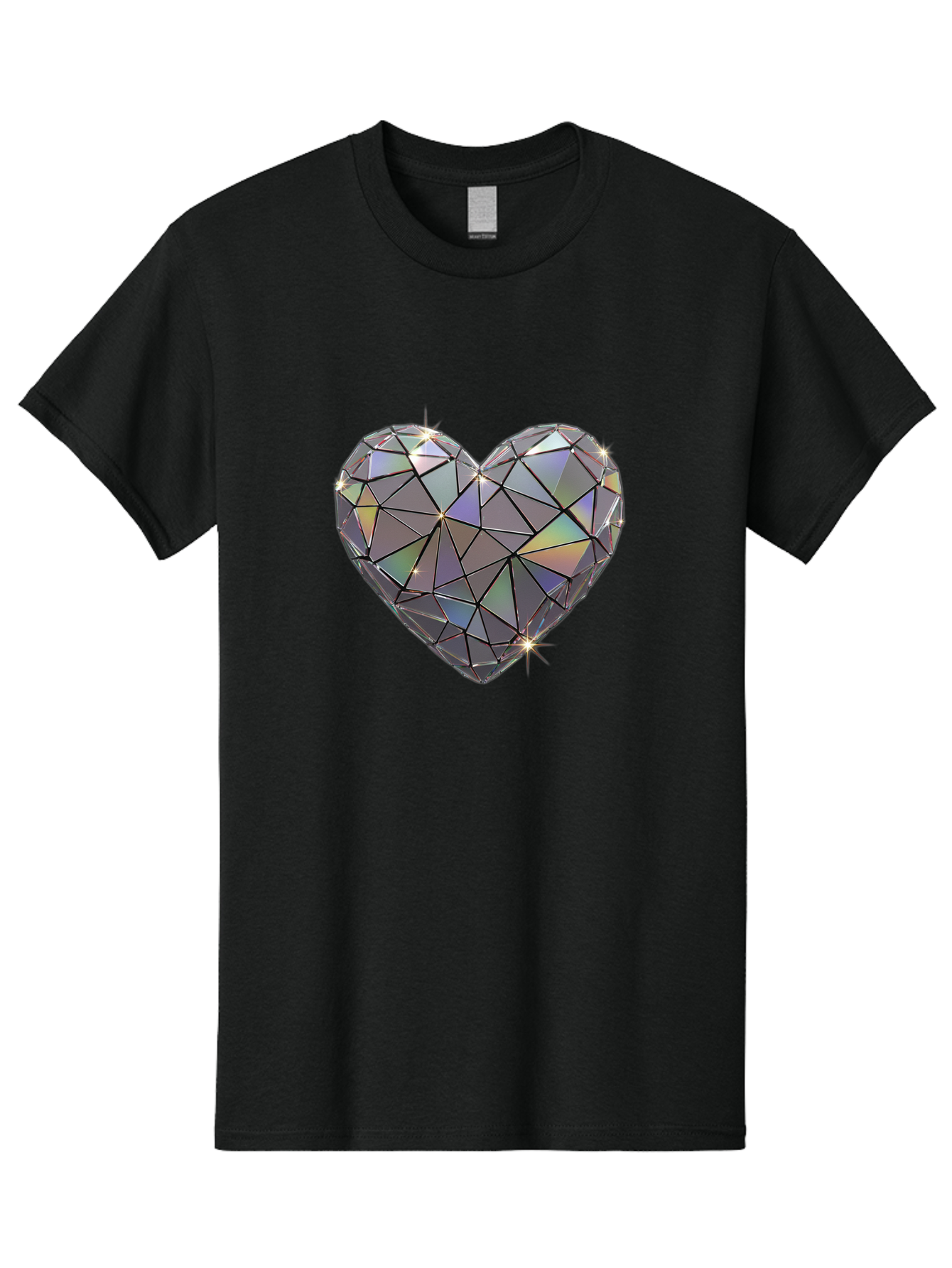 Diamond-Heart-2 Men'S Graphic Tee, 100% Cotton, Comfortable Casual Summer Wear, Machine Washable, Vintage Camera, Old Camera, Antique Camera, Black Camera, Classic Photography, Photography Equipment, Nostalgic Device, Film Camera, Camera Art Bak413
