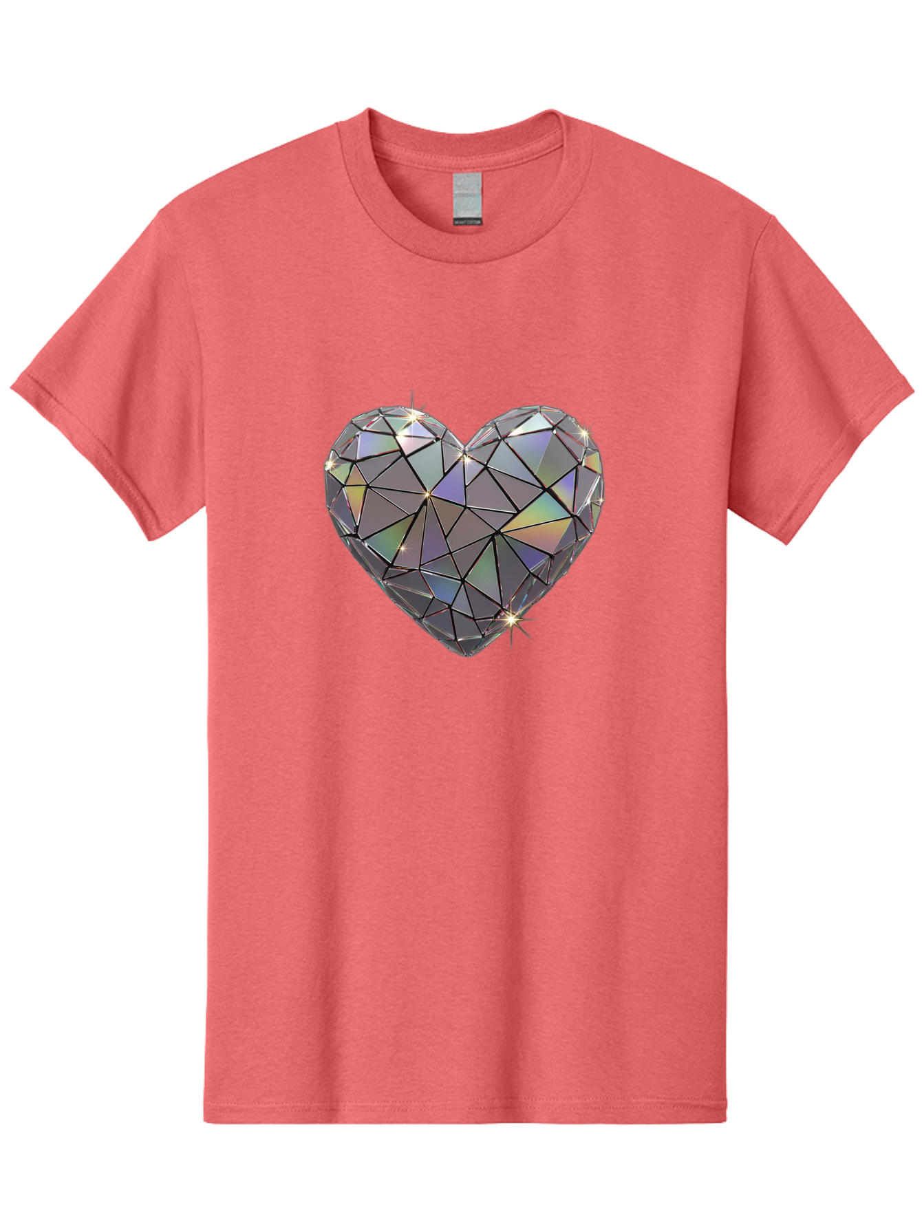 Diamond-Heart-2 Men'S Graphic Tee, 100% Cotton, Comfortable Casual Summer Wear, Machine Washable, Vintage Camera, Old Camera, Antique Camera, Black Camera, Classic Photography, Photography Equipment, Nostalgic Device, Film Camera, Camera Art Bak413