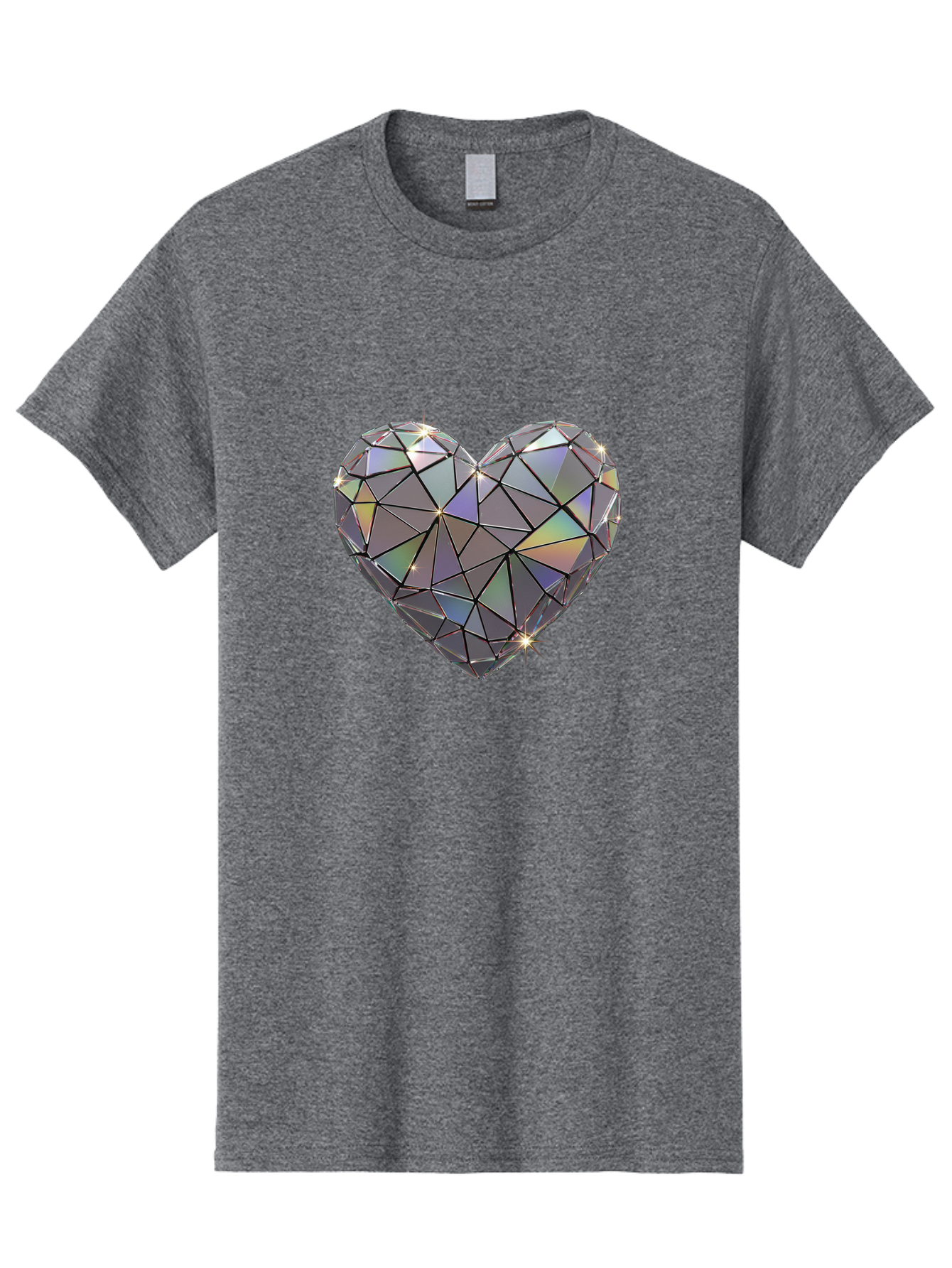 Diamond-Heart-2 Men'S Graphic Tee, 100% Cotton, Comfortable Casual Summer Wear, Machine Washable, Vintage Camera, Old Camera, Antique Camera, Black Camera, Classic Photography, Photography Equipment, Nostalgic Device, Film Camera, Camera Art Bak413