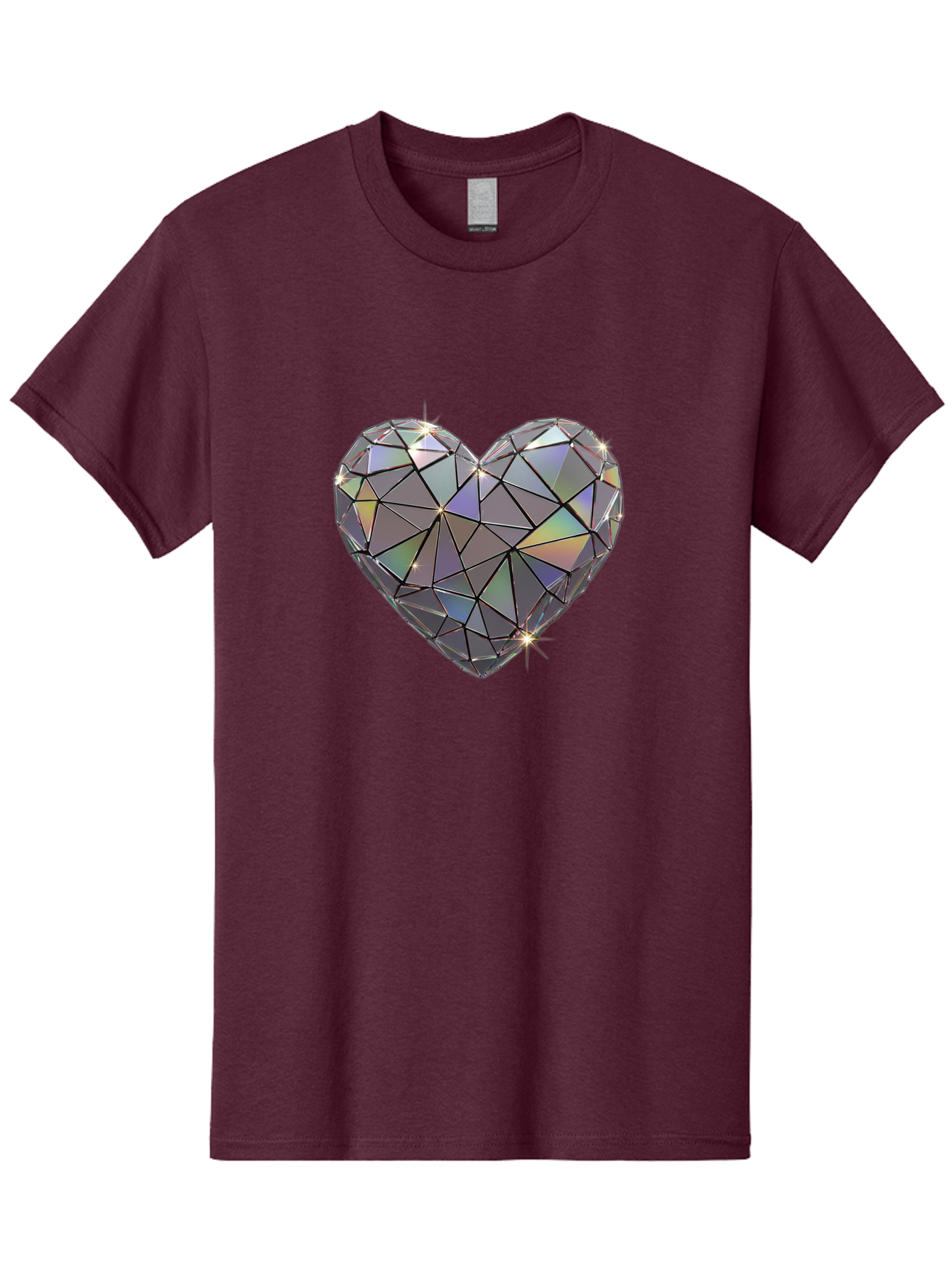 Diamond-Heart-2 Men'S Graphic Tee, 100% Cotton, Comfortable Casual Summer Wear, Machine Washable, Vintage Camera, Old Camera, Antique Camera, Black Camera, Classic Photography, Photography Equipment, Nostalgic Device, Film Camera, Camera Art Bak413