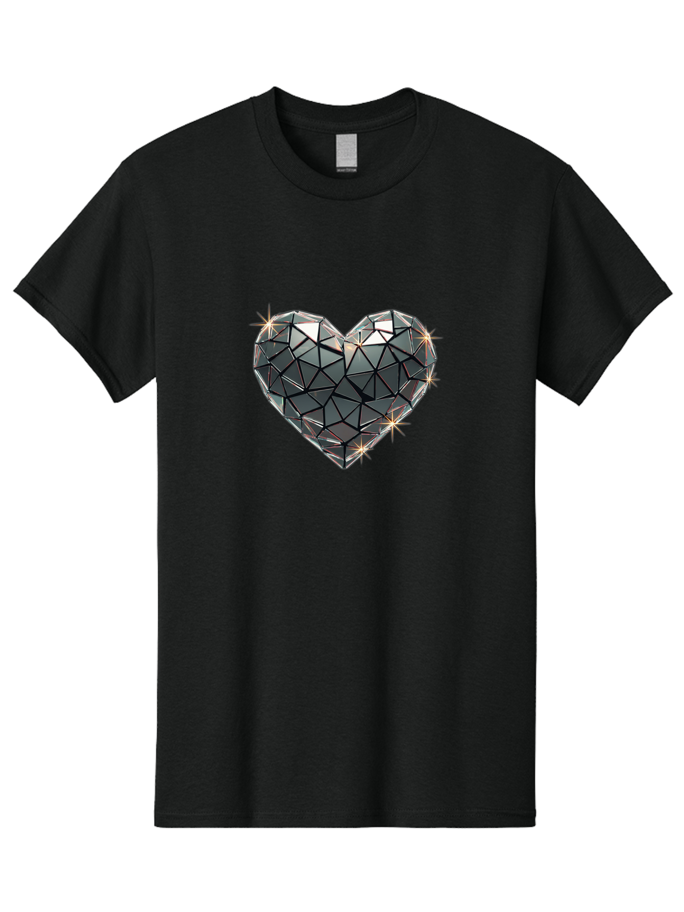 Diamond-Heart Men'S Graphic Tee, 100% Cotton, Comfortable Casual Summer Wear, Machine Washable, Vintage Camera, Old Camera, Antique Camera, Black Camera, Classic Photography, Photography Equipment, Nostalgic Device, Film Camera, Camera Art Bak416