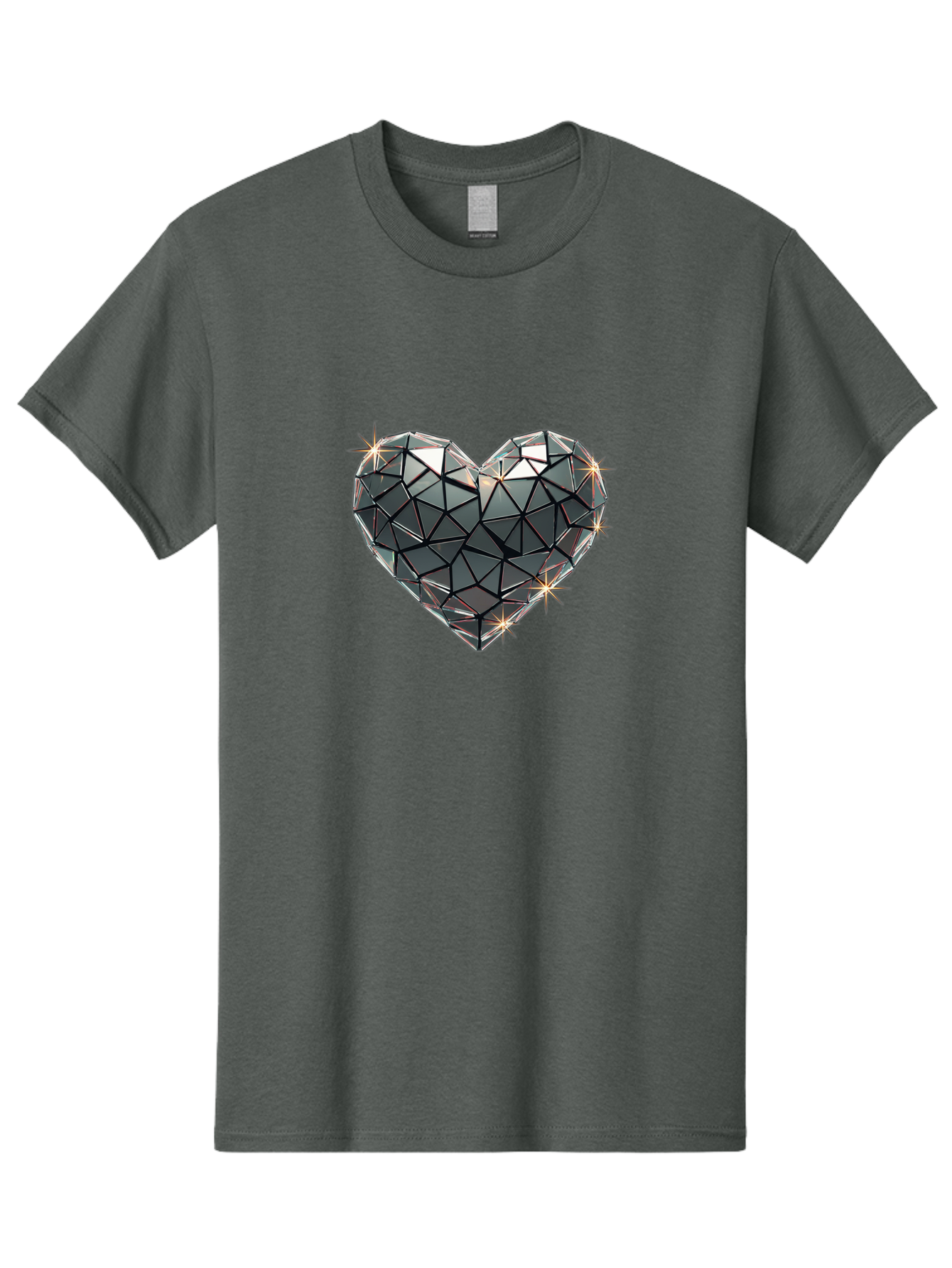 Diamond-Heart Men'S Graphic Tee, 100% Cotton, Comfortable Casual Summer Wear, Machine Washable, Vintage Camera, Old Camera, Antique Camera, Black Camera, Classic Photography, Photography Equipment, Nostalgic Device, Film Camera, Camera Art Bak416