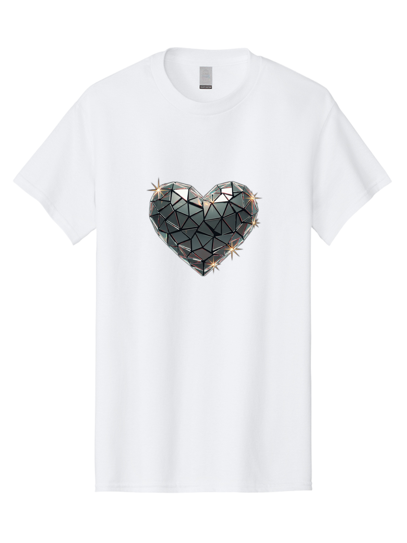 Diamond-Heart Men'S Graphic Tee, 100% Cotton, Comfortable Casual Summer Wear, Machine Washable, Vintage Camera, Old Camera, Antique Camera, Black Camera, Classic Photography, Photography Equipment, Nostalgic Device, Film Camera, Camera Art Bak416