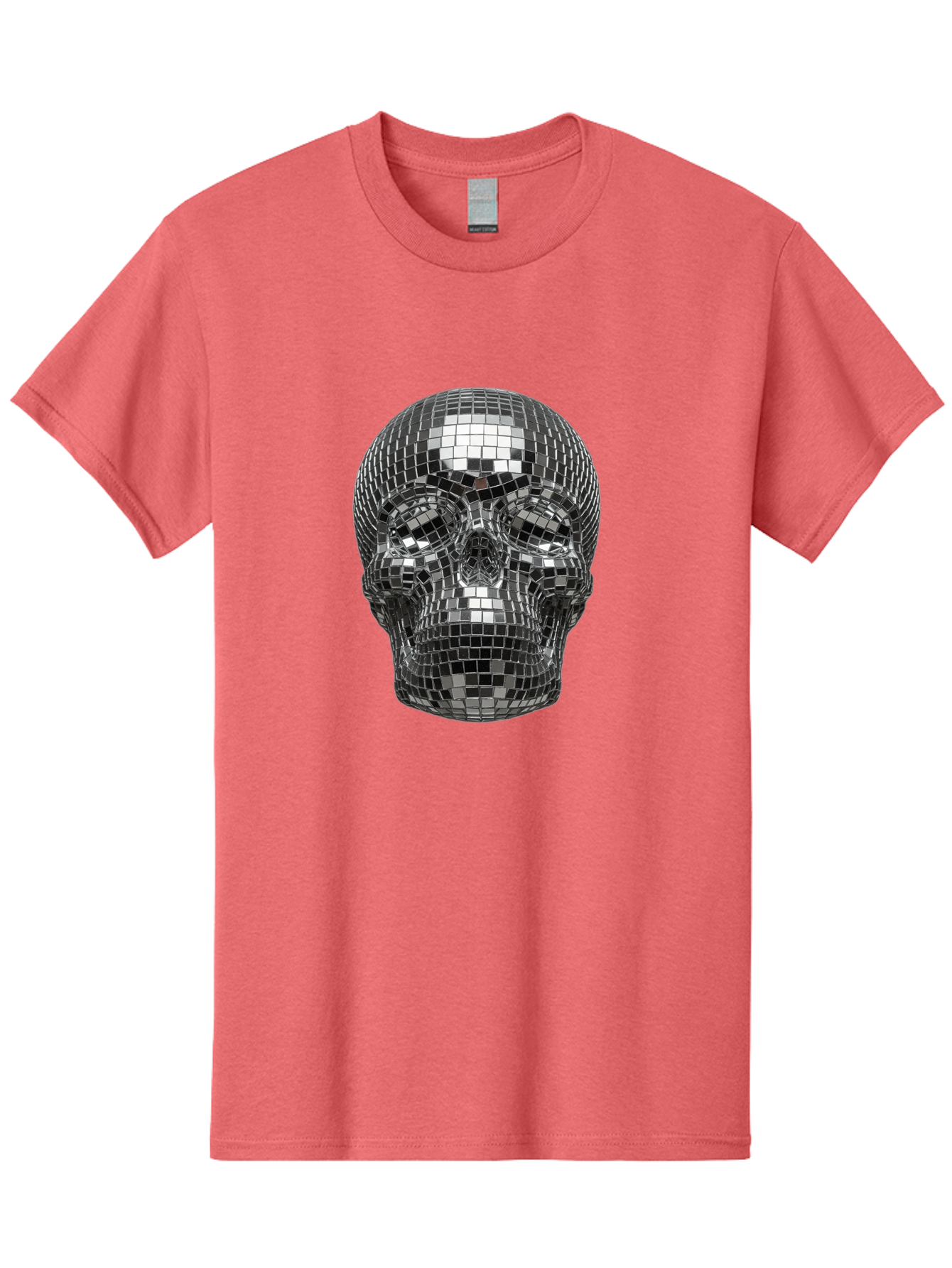 Disco-Ball-Skull-1 Men'S Graphic Tee, 100% Cotton, Comfortable Casual Summer Wear, Machine Washable, Vintage Camera, Old Camera, Antique Camera, Black Camera, Classic Photography, Photography Equipment, Nostalgic Device, Film Camera, Bak421