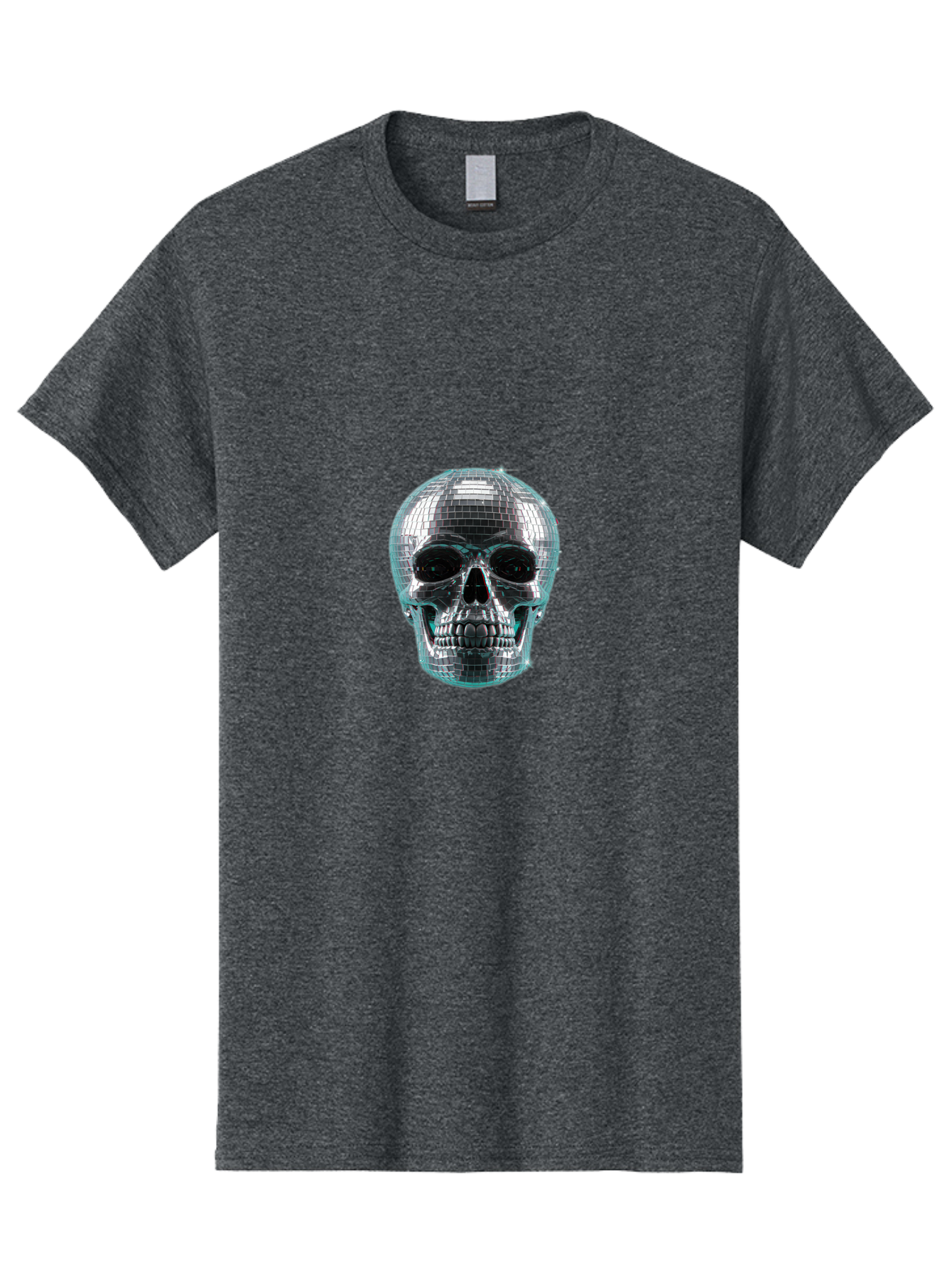 Disco-Ball-Skull-2 Men'S Graphic Tee, 100% Cotton, Comfortable Casual Summer Wear, Machine Washable, Vintage Camera, Old Camera, Antique Camera, Black Camera, Classic Photography, Photography Equipment, Nostalgic Device, Film Camera, Bak422